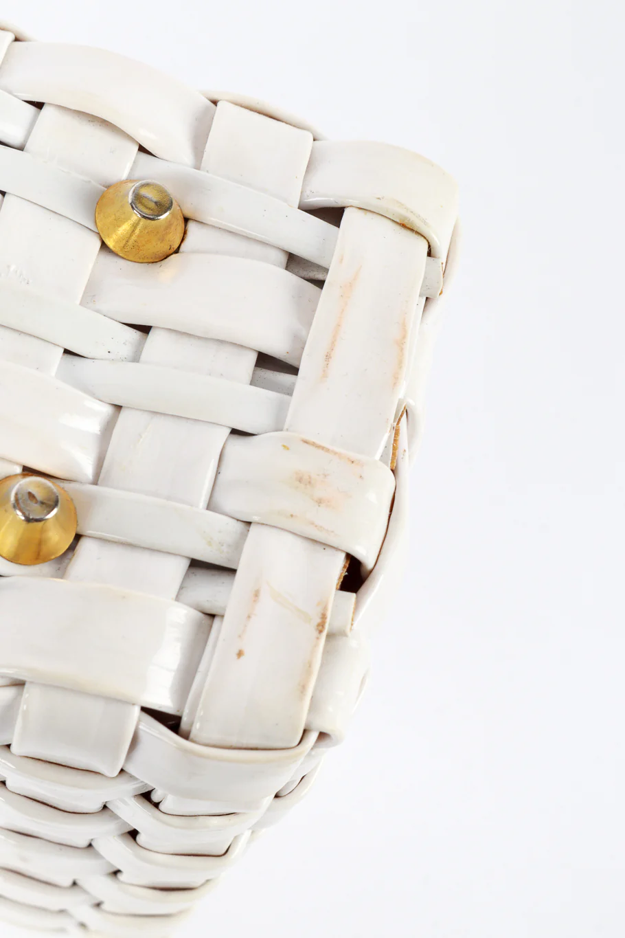 Woven Vinyl Handbag - Image 10