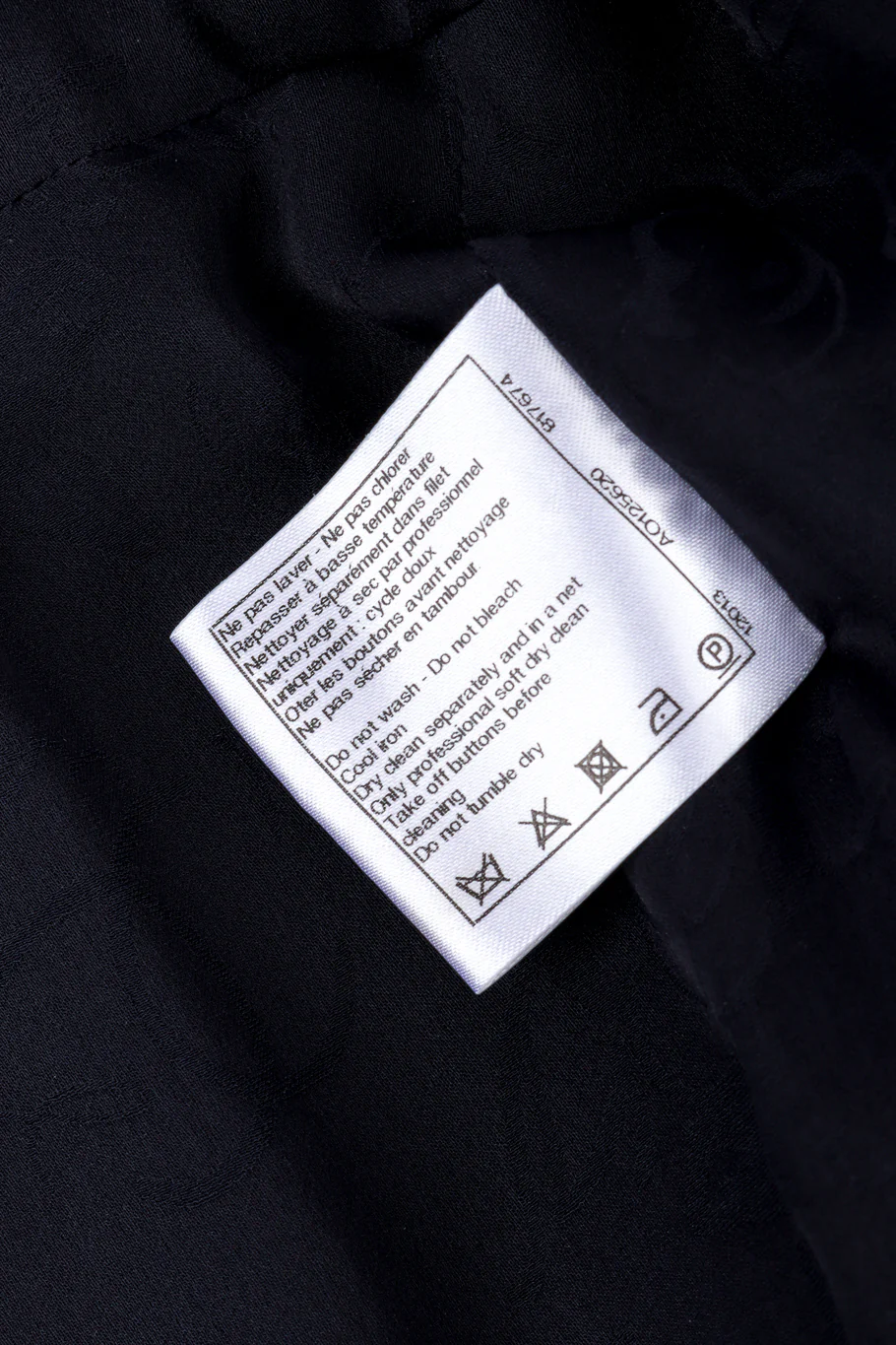 Woven Wool Collarless Jacket - Image 9