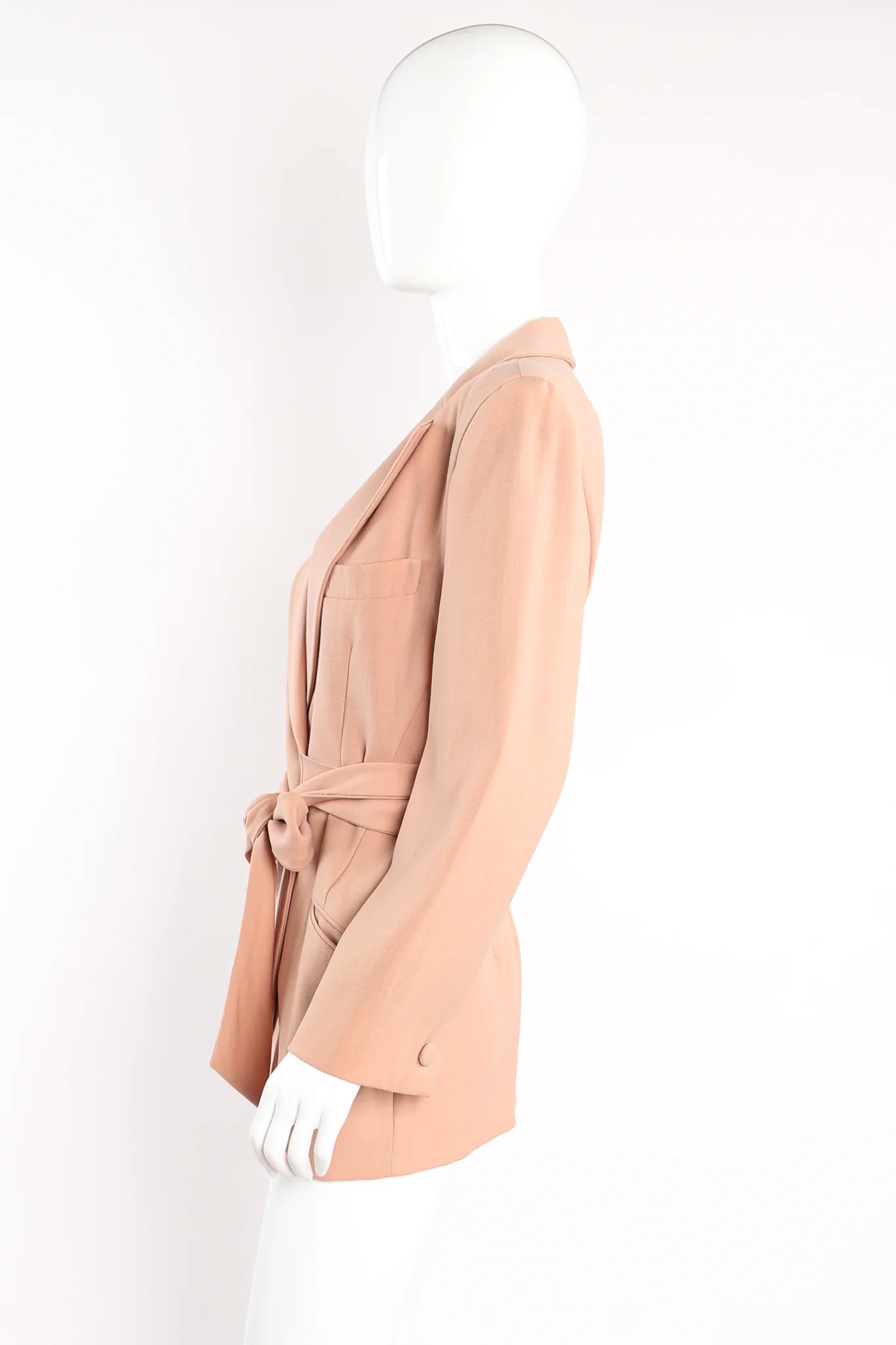 Wrap Tie Jacket & Pant Suit - Image 5