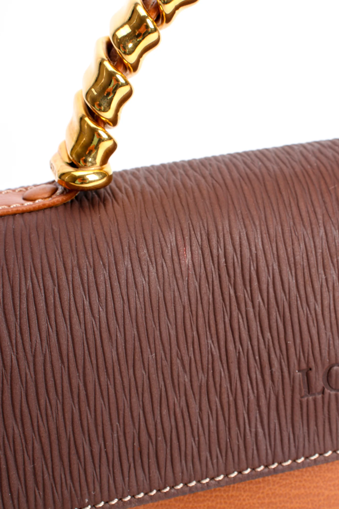 Wrapped Handle Barrel Flap Bag - Image 16