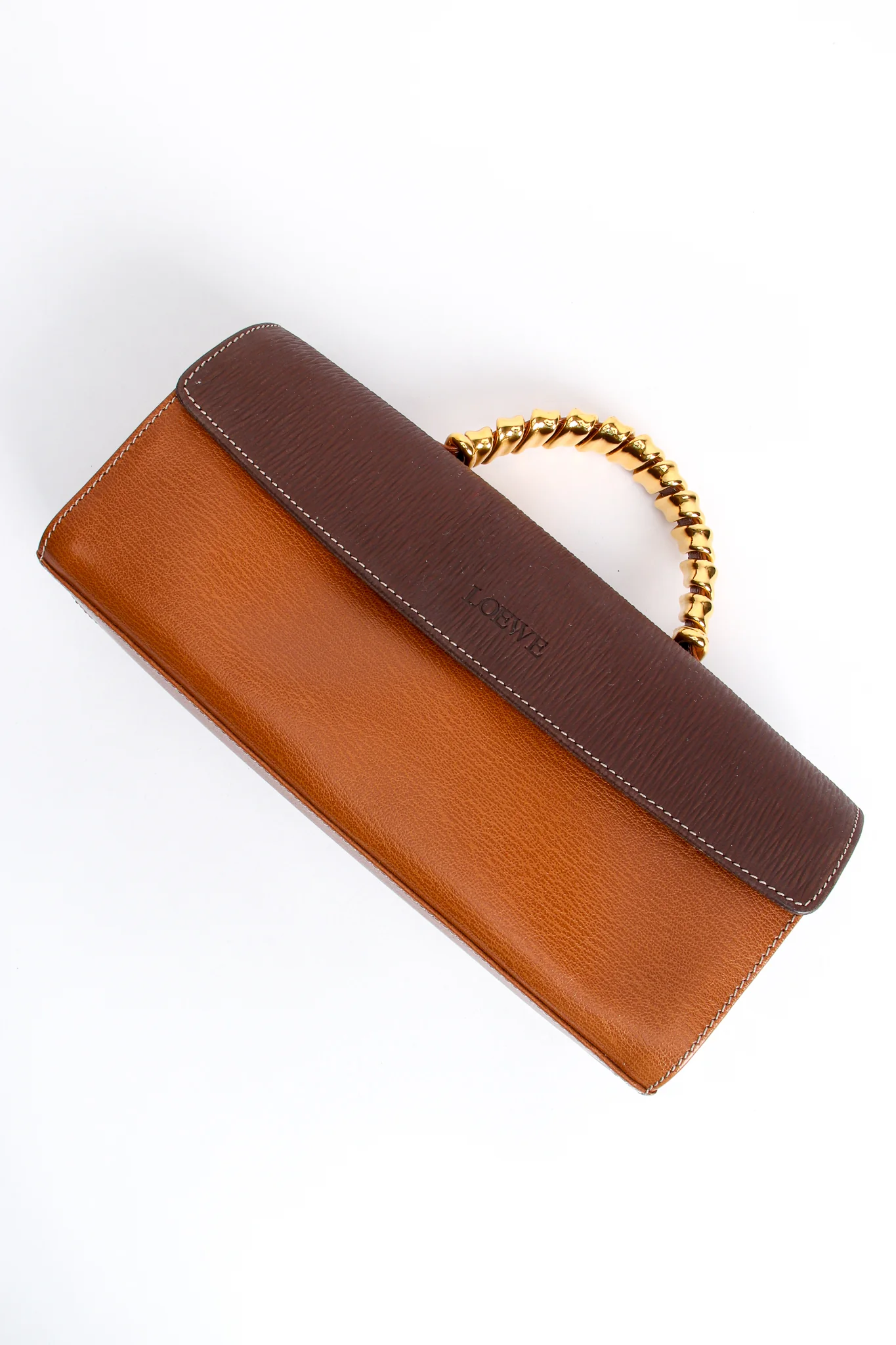 Wrapped Handle Barrel Flap Bag - Image 4