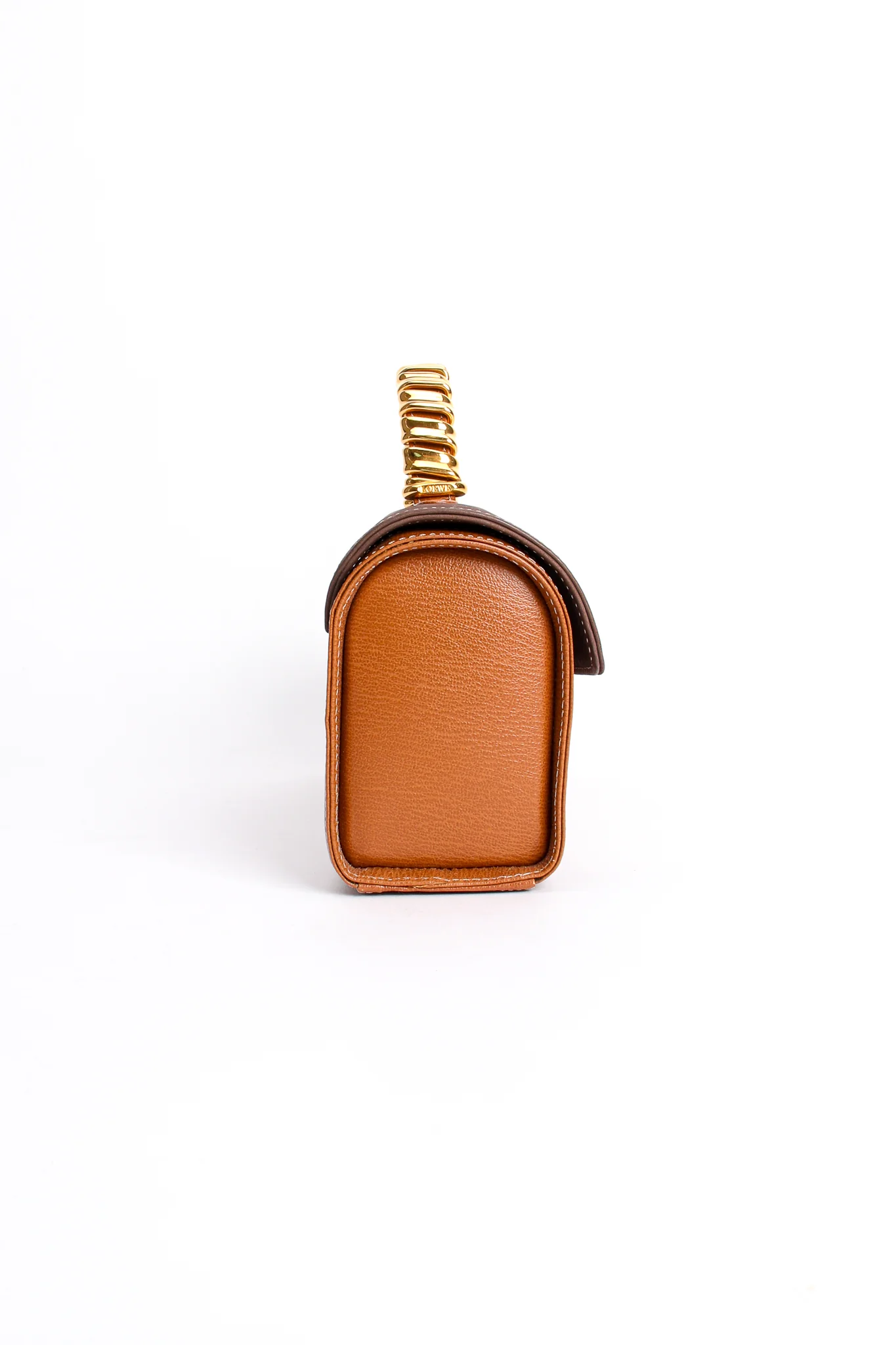 Wrapped Handle Barrel Flap Bag - Image 8