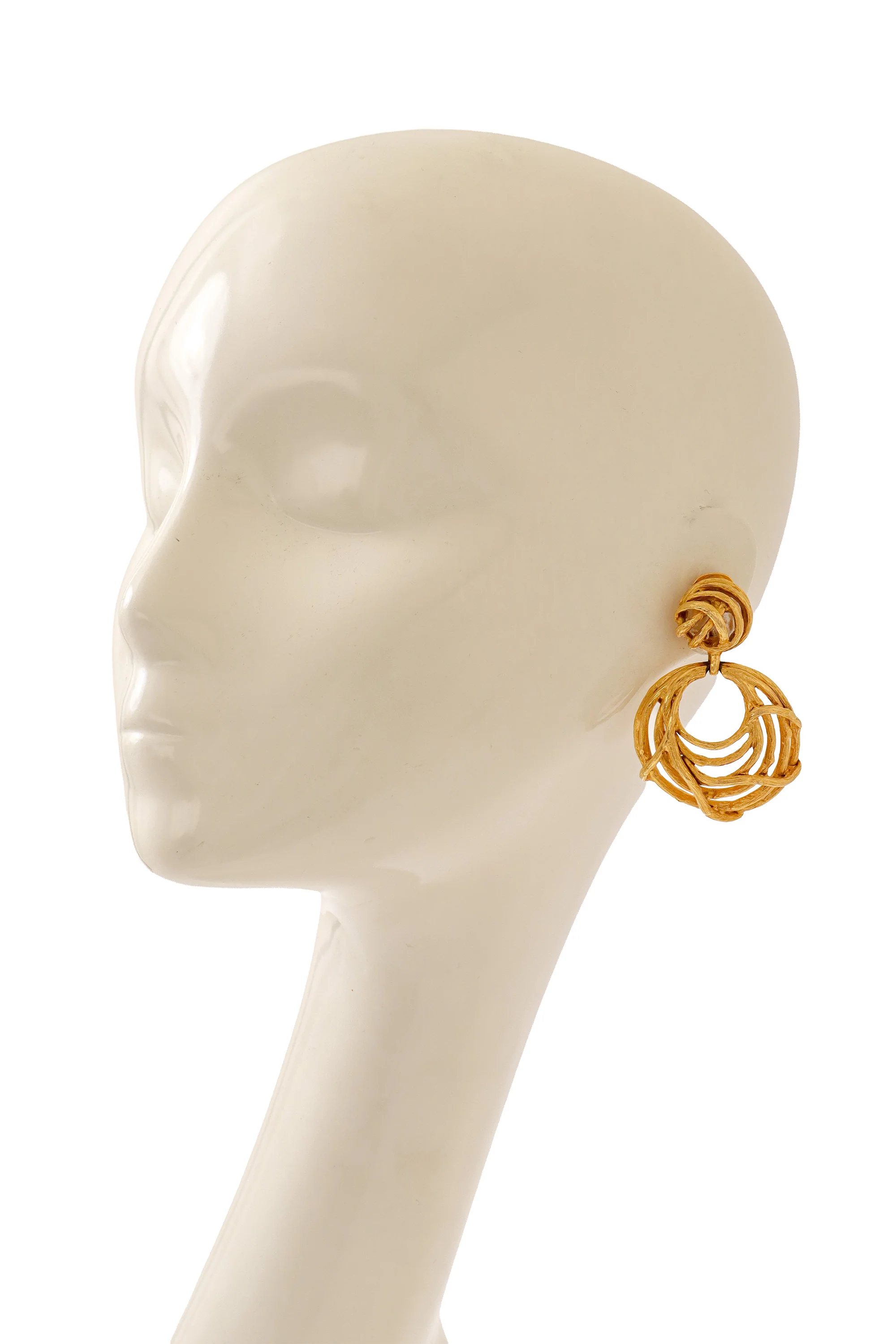 Wrapped Vine Drop Earrings - Image 2