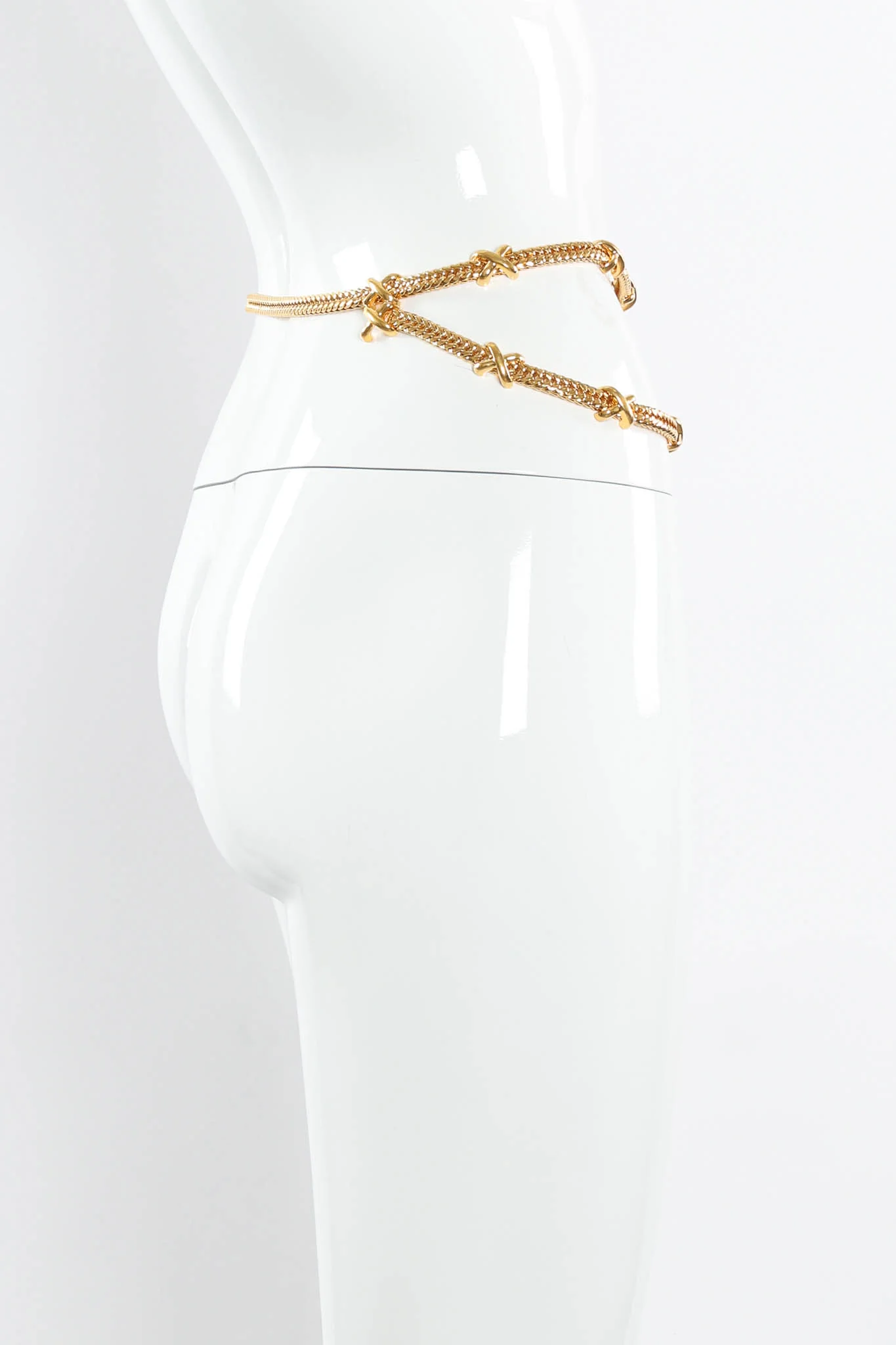 X Charm Drape Chain Belt - Image 3