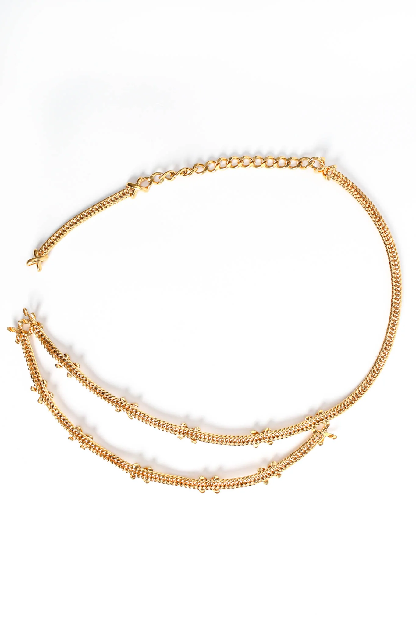 X Charm Drape Chain Belt - Image 6