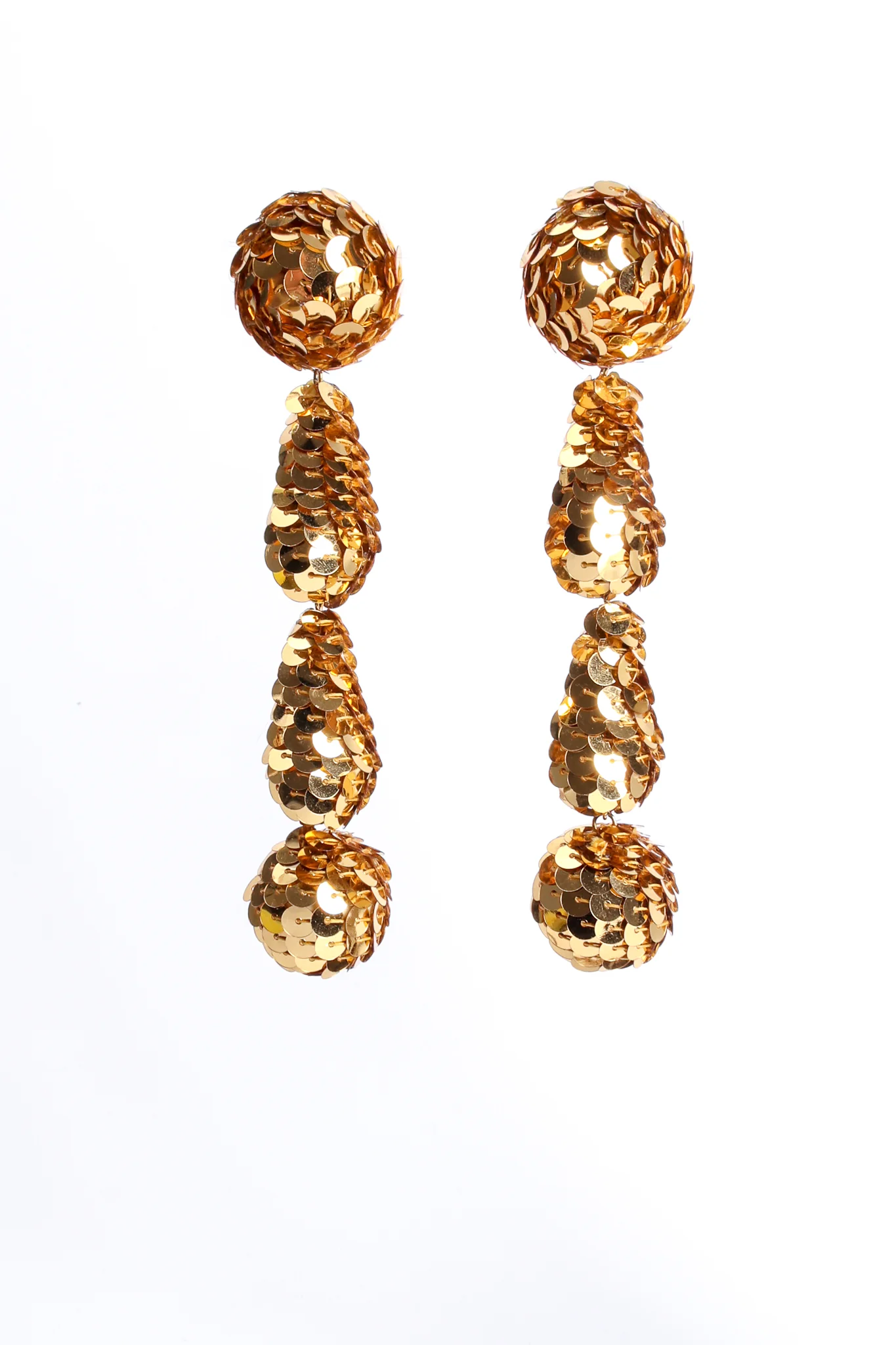 XL Sequin Ball Drop Earrings - Image 5