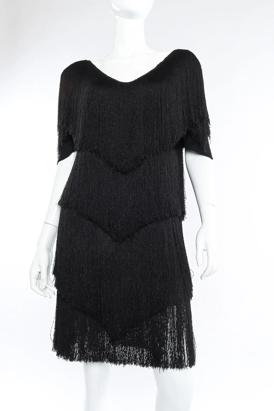 Yarn Fringe Tiered Dress - Image 2