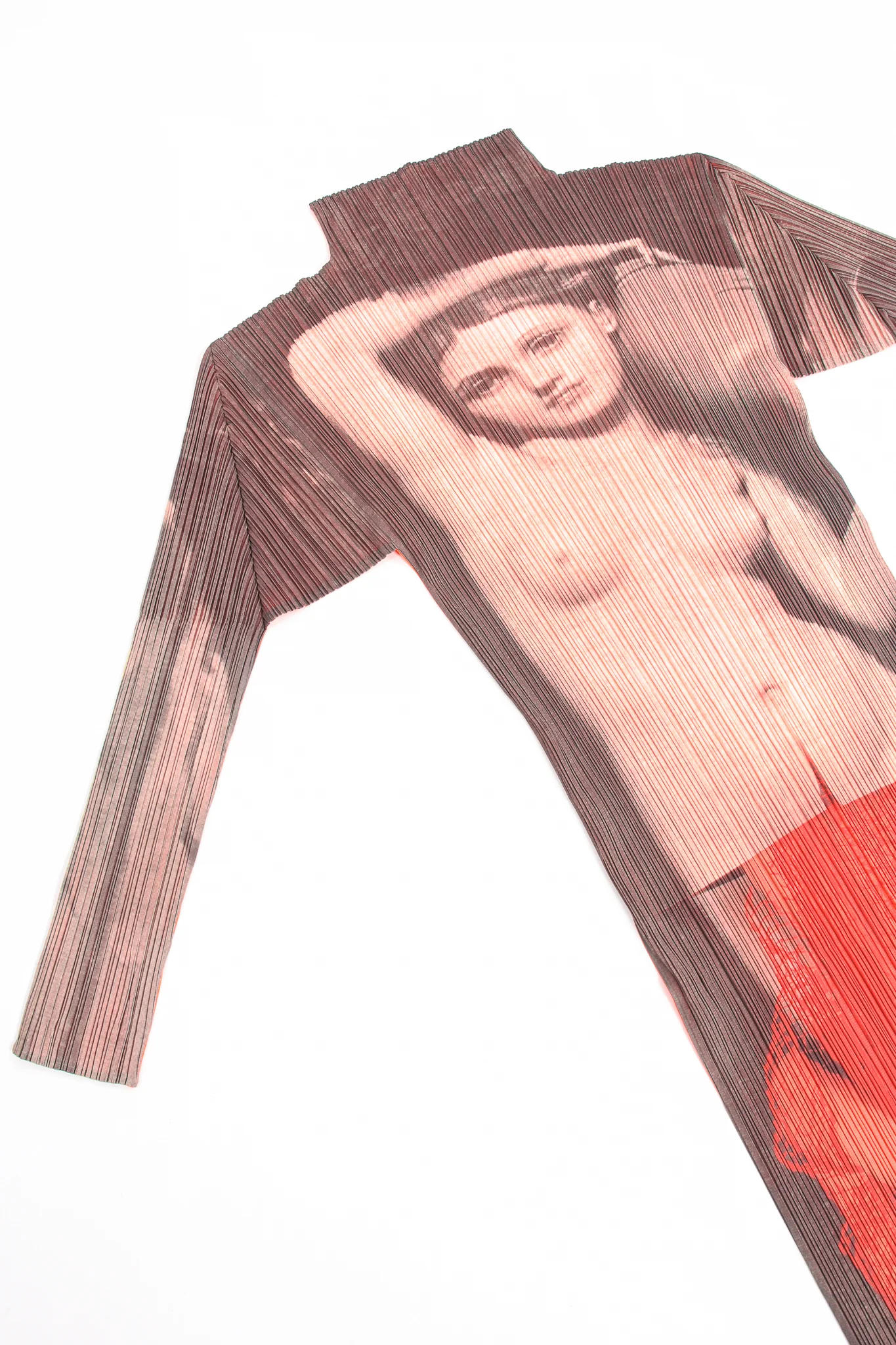 1997 A/W Yasumasa Morimura "La Source" Pleat Dress - Image 13