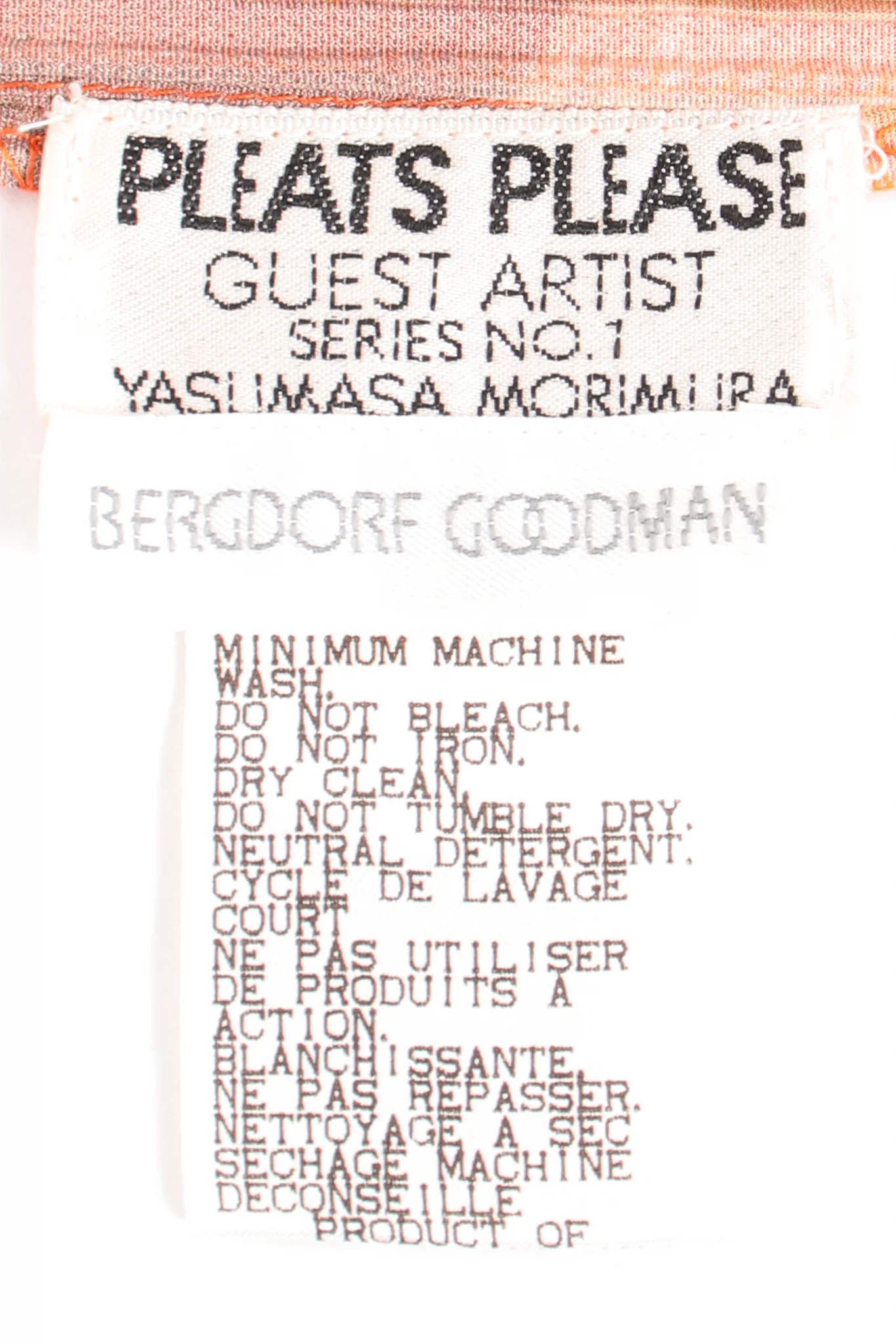 1997 A/W Yasumasa Morimura "La Source" Pleat Dress - Image 17
