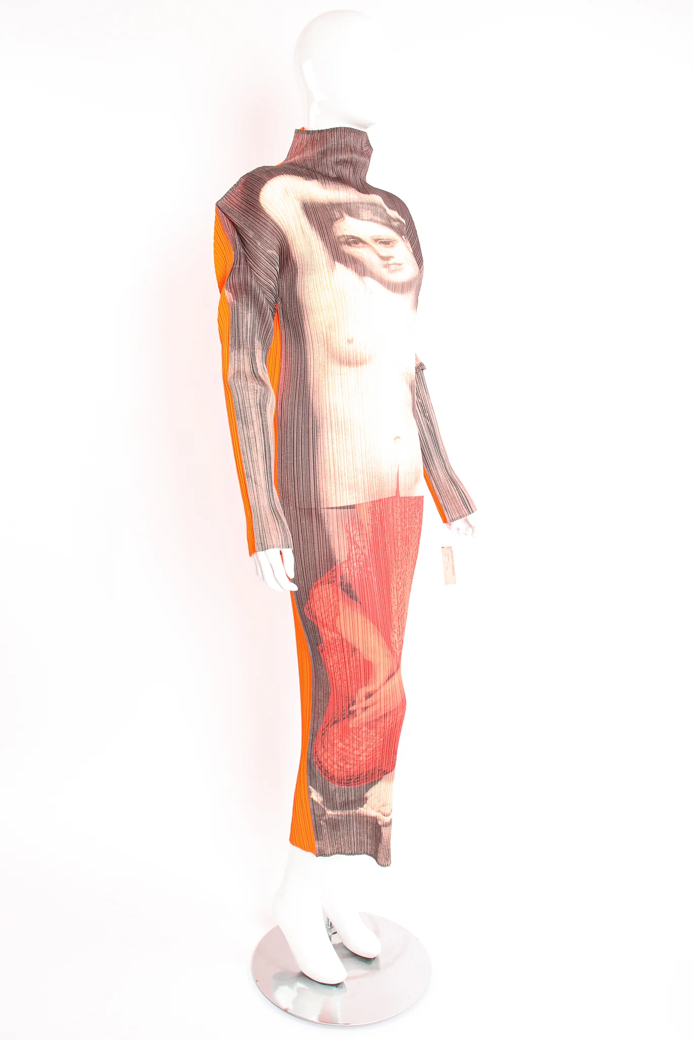 1997 A/W Yasumasa Morimura "La Source" Pleat Dress - Image 3