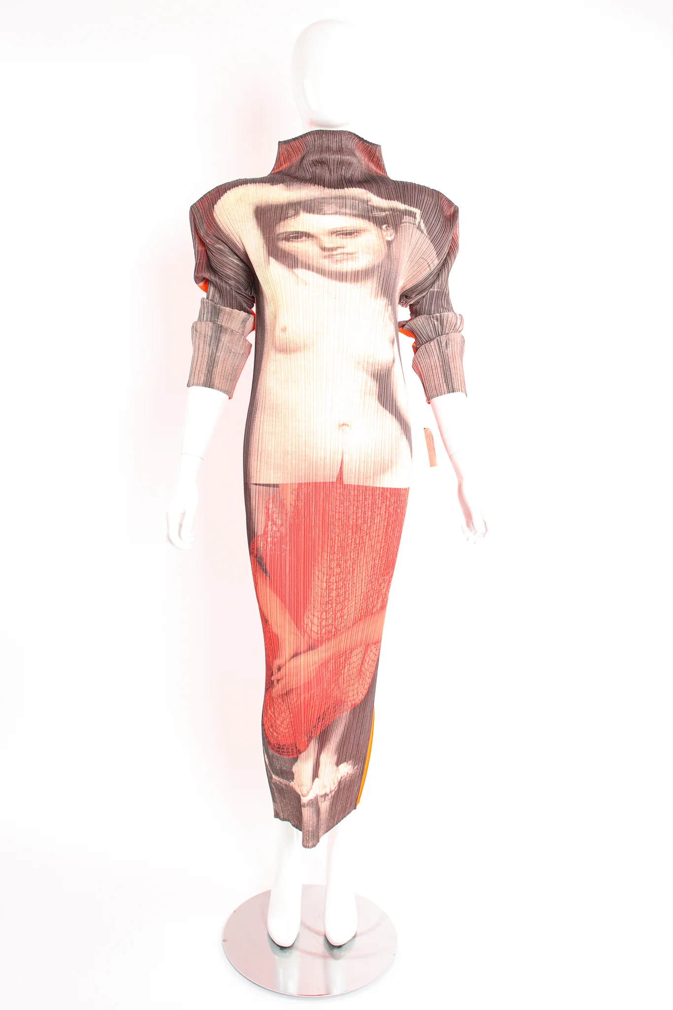 1997 A/W Yasumasa Morimura "La Source" Pleat Dress - Image 5