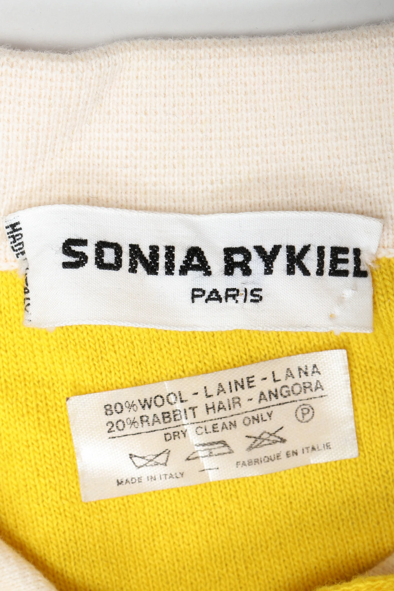 Yellow Knit Collared Sweater - Image 8
