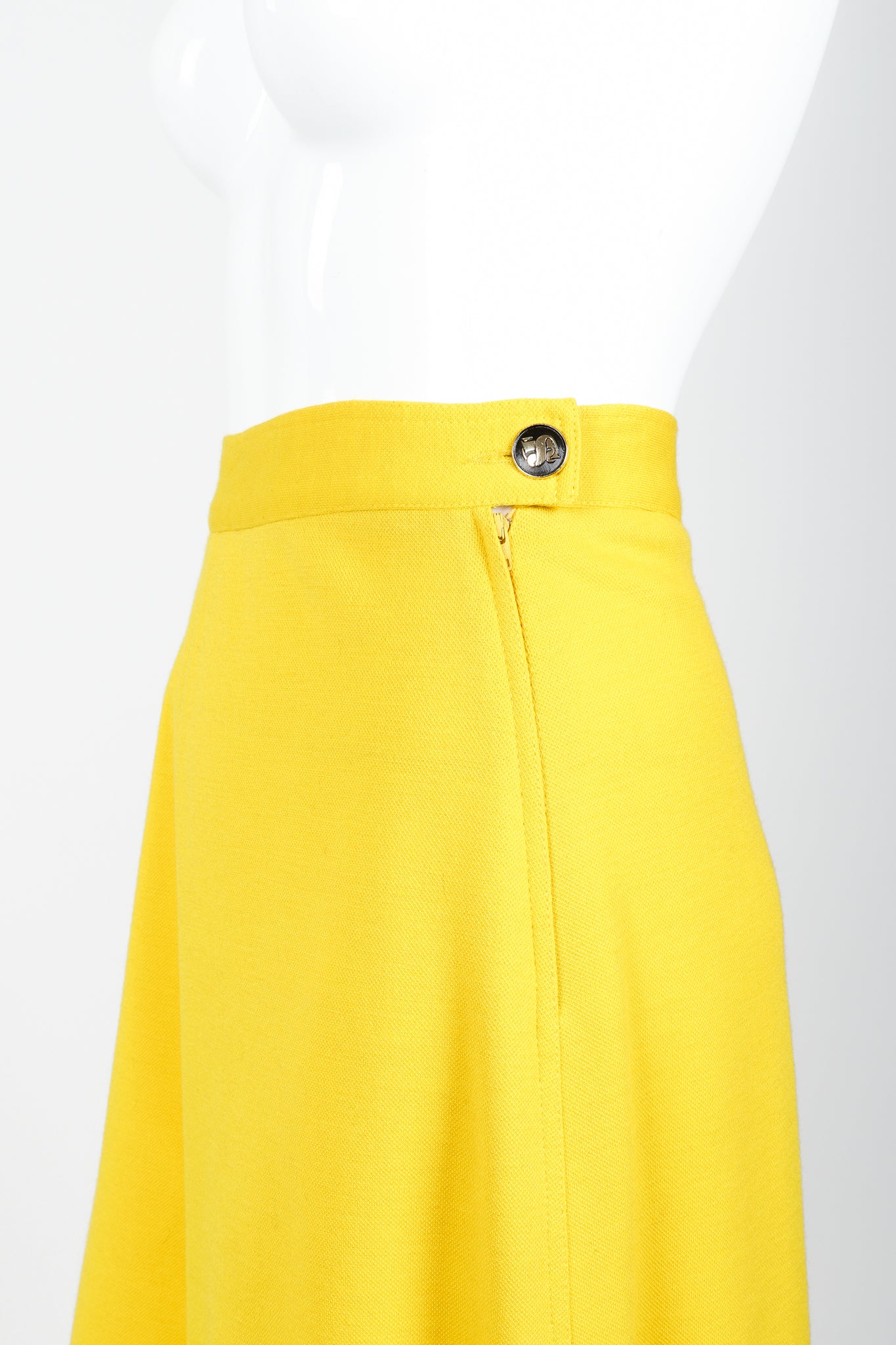 Yellow Knit Gaucho Pant - Image 7
