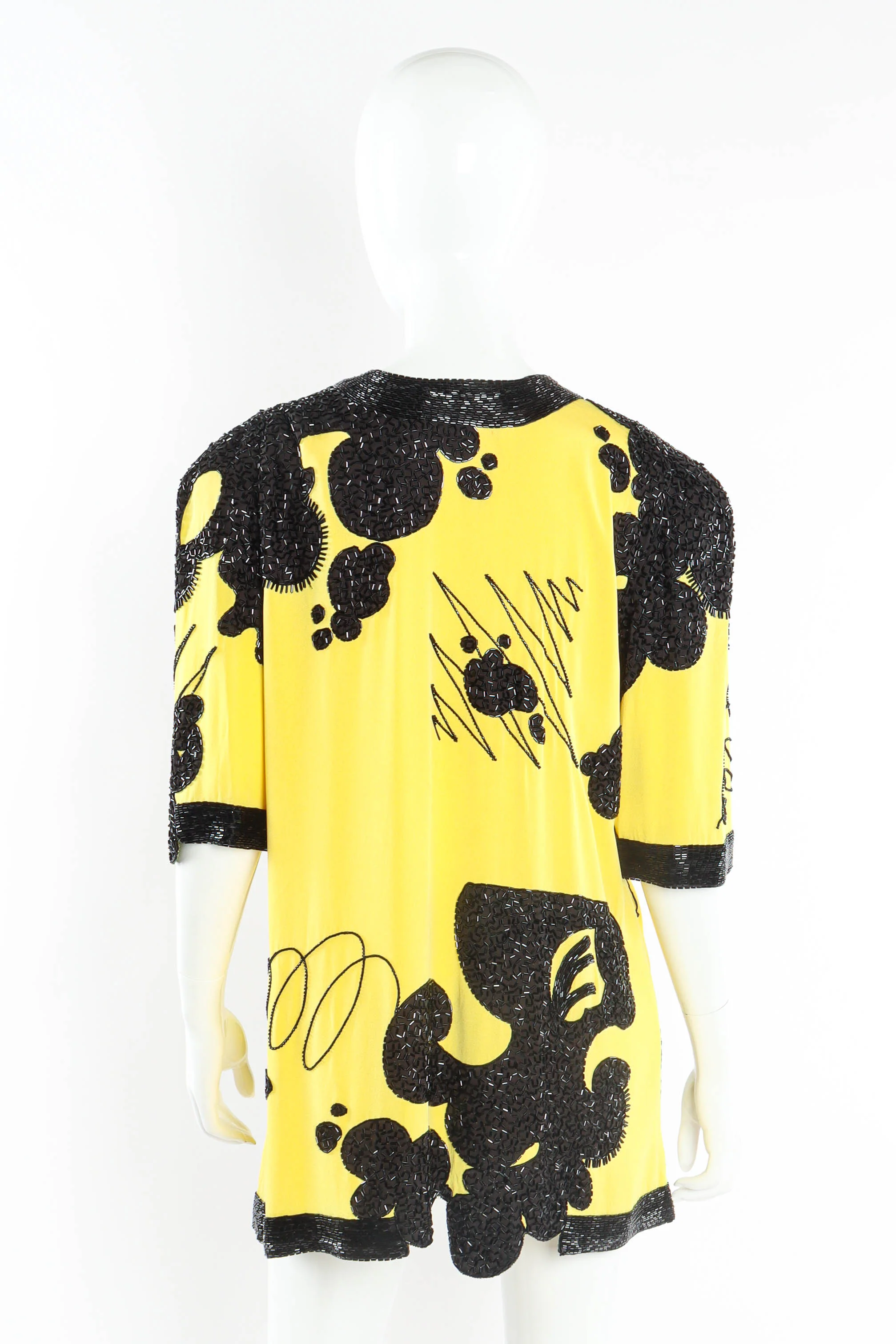 Beaded Abstract Art Top & Skirt Set - Image 10