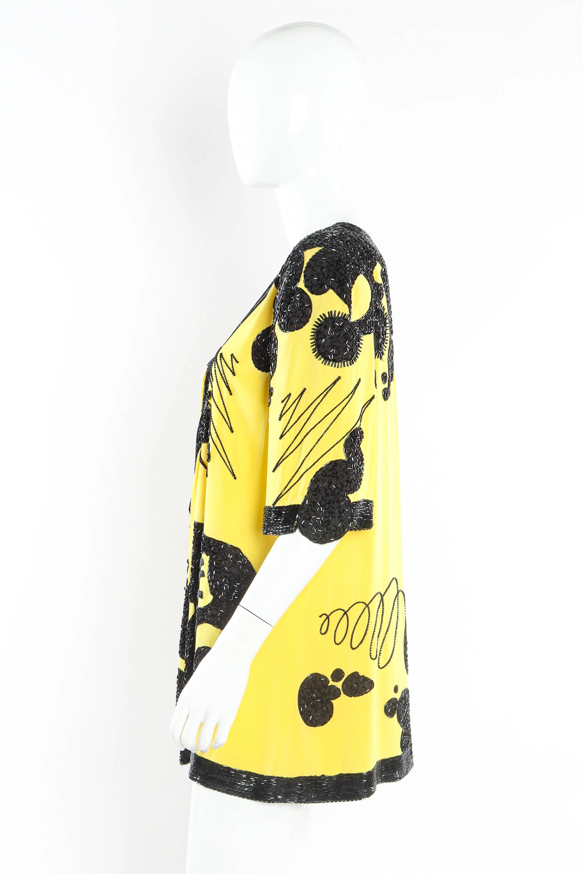 Beaded Abstract Art Top & Skirt Set - Image 11