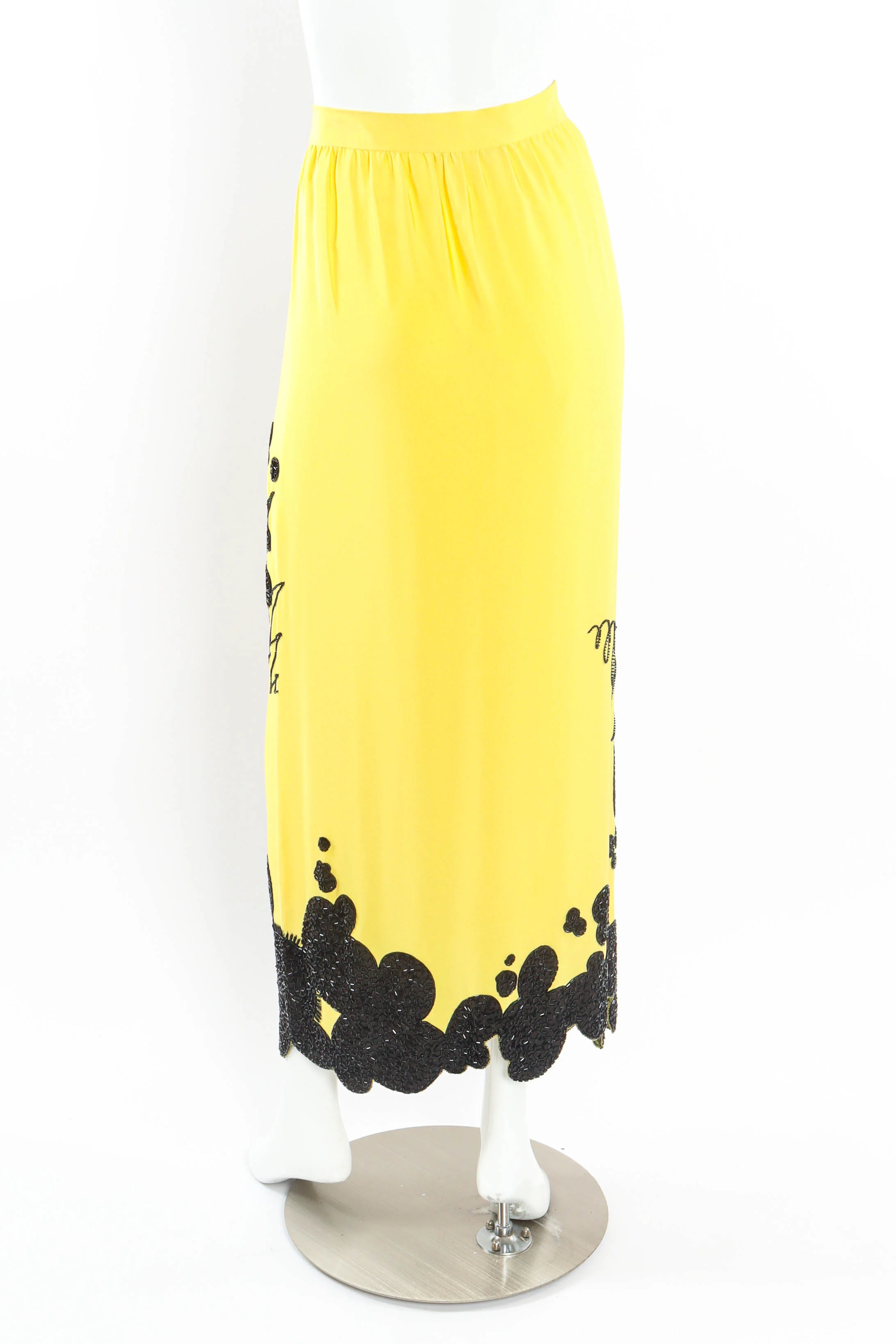 Beaded Abstract Art Top & Skirt Set - Image 14