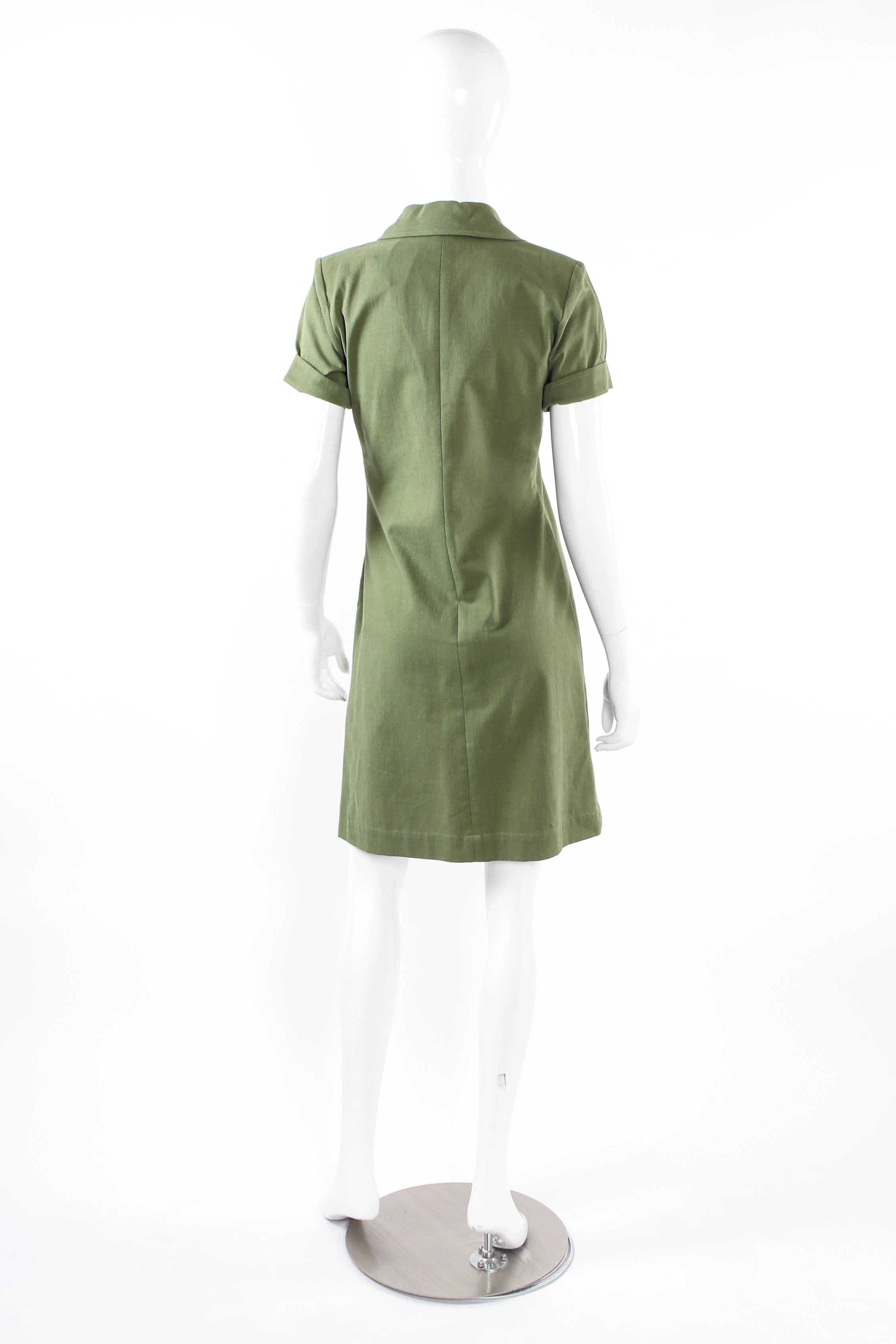 1990 Safari Lace-Up Dress - Image 9