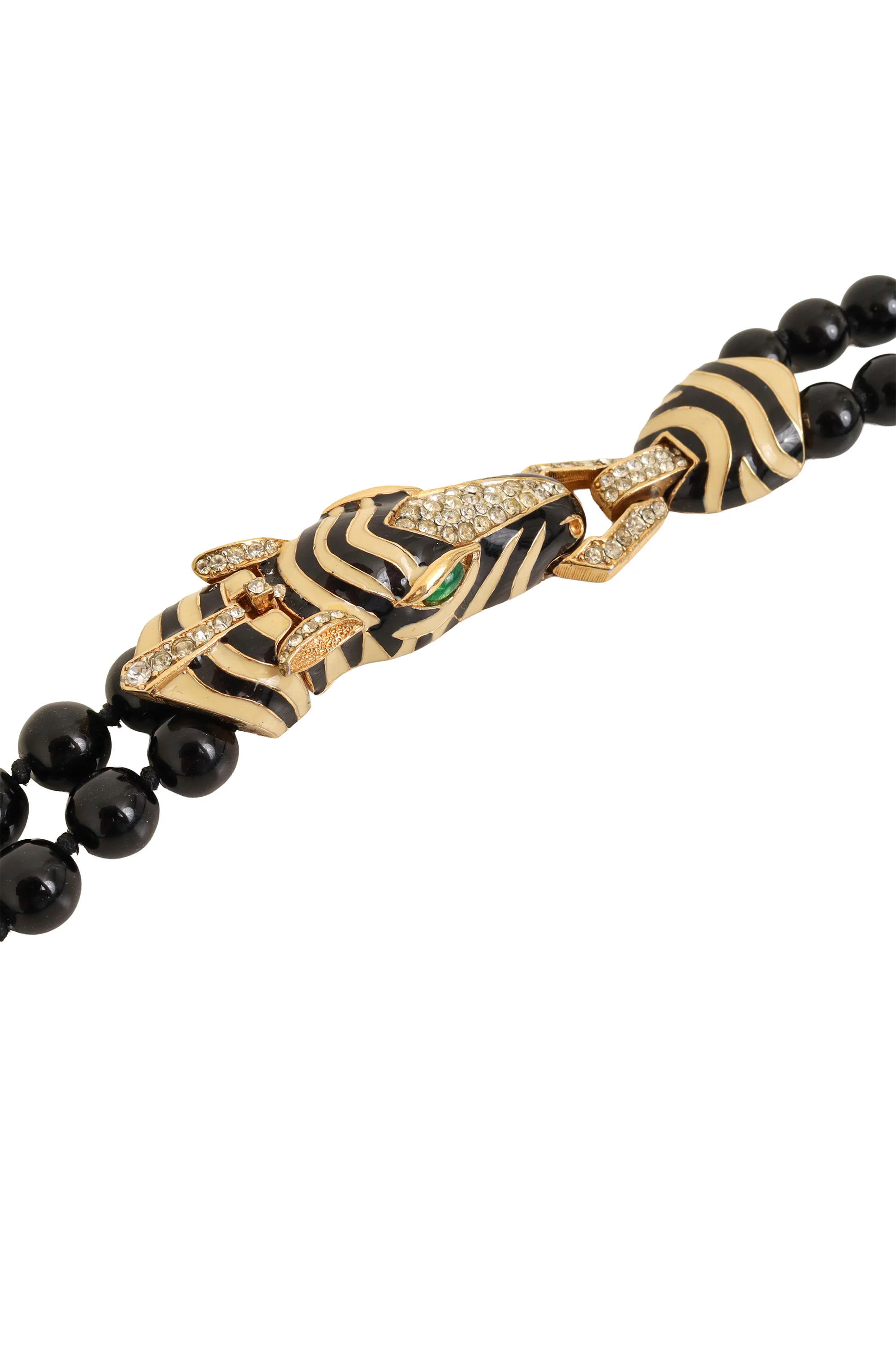 Zebra Crystal Torsade Necklace - Image 3