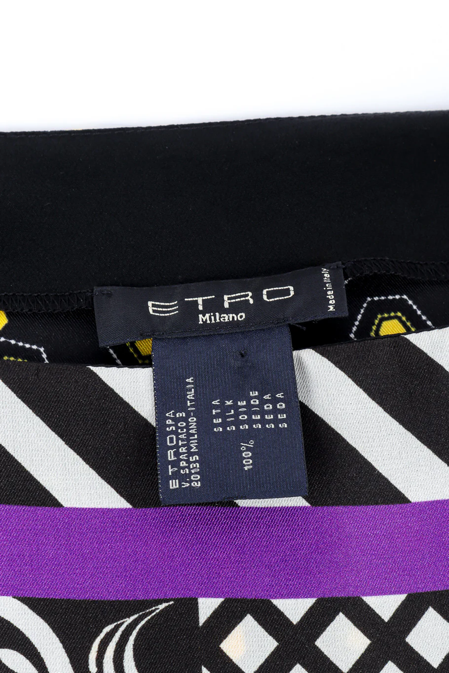 Zebra Floral Silk Scarf Top - Image 10