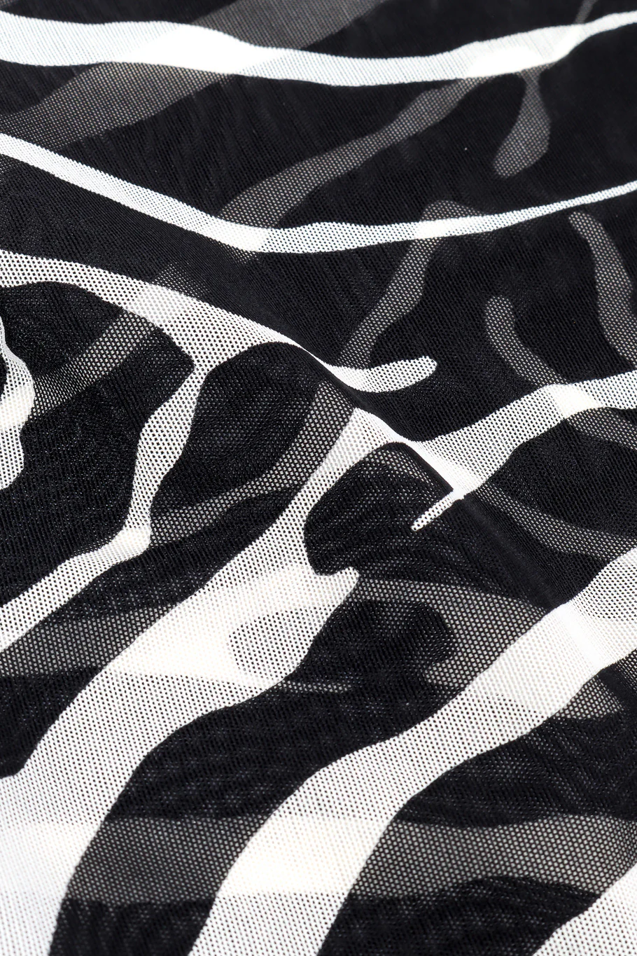 Zebra Print Mesh Camisole - Image 6