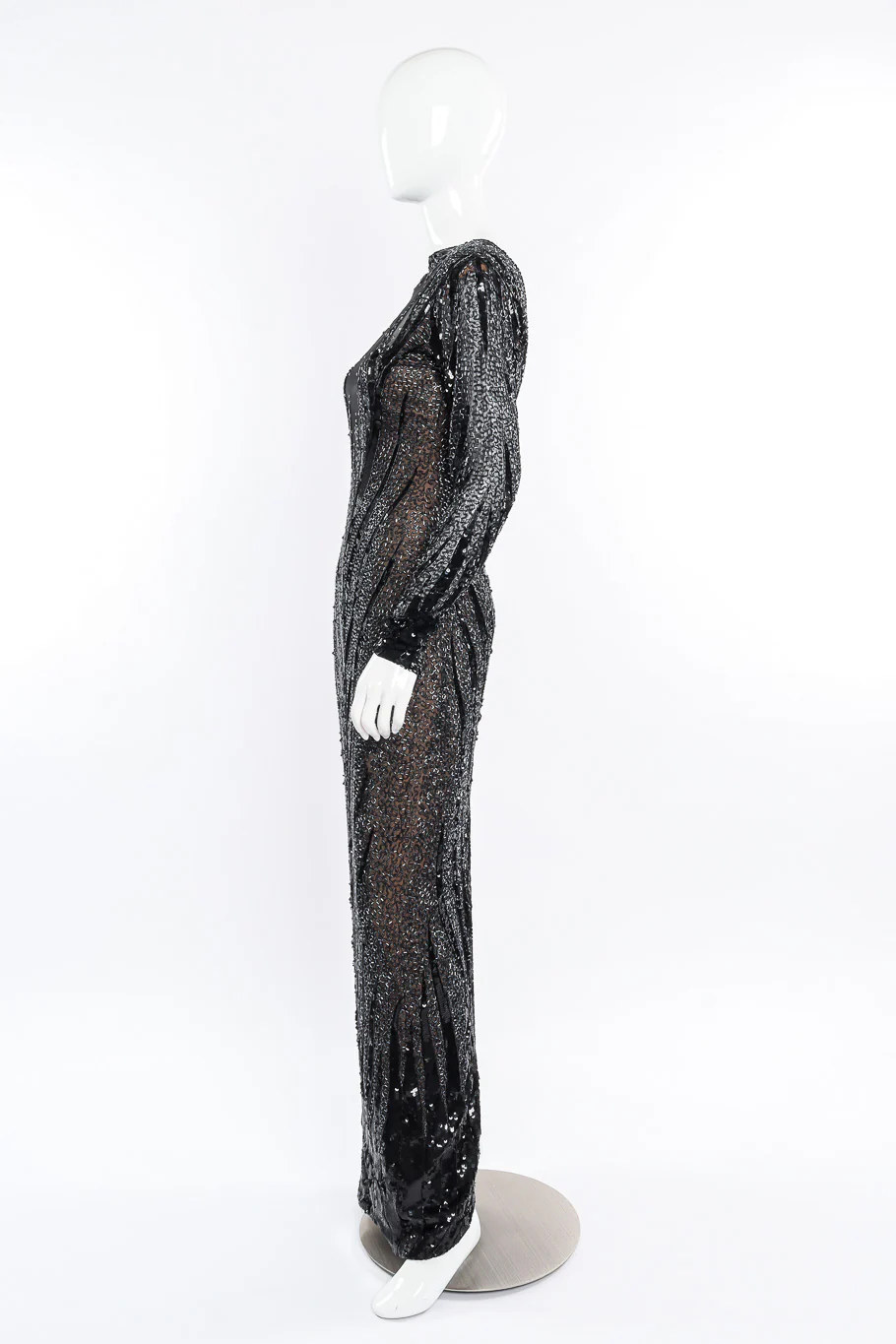 Zebra Sequin Gown - Image 2