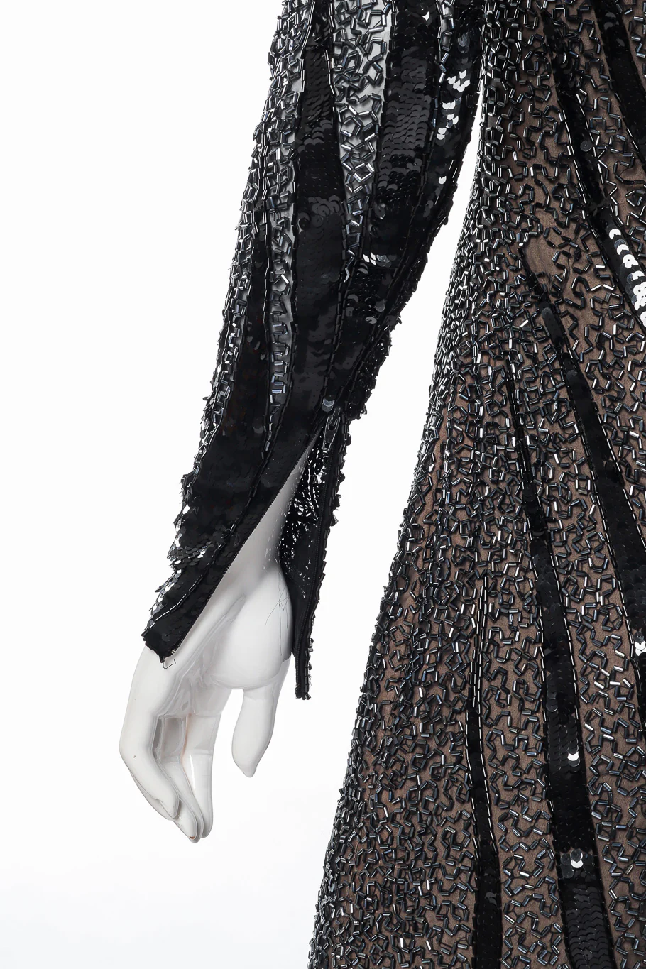 Zebra Sequin Gown - Image 5