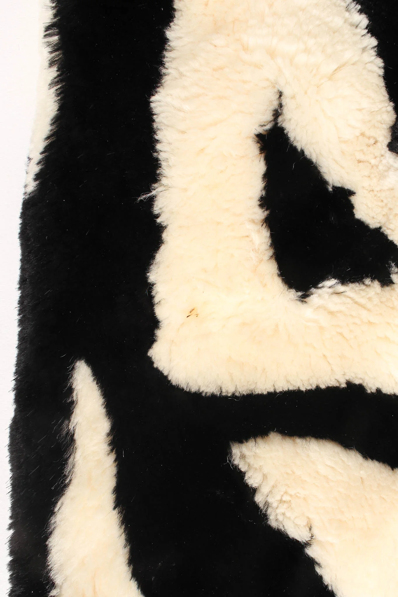 Zebra Stripe Fur Coat - Image 7