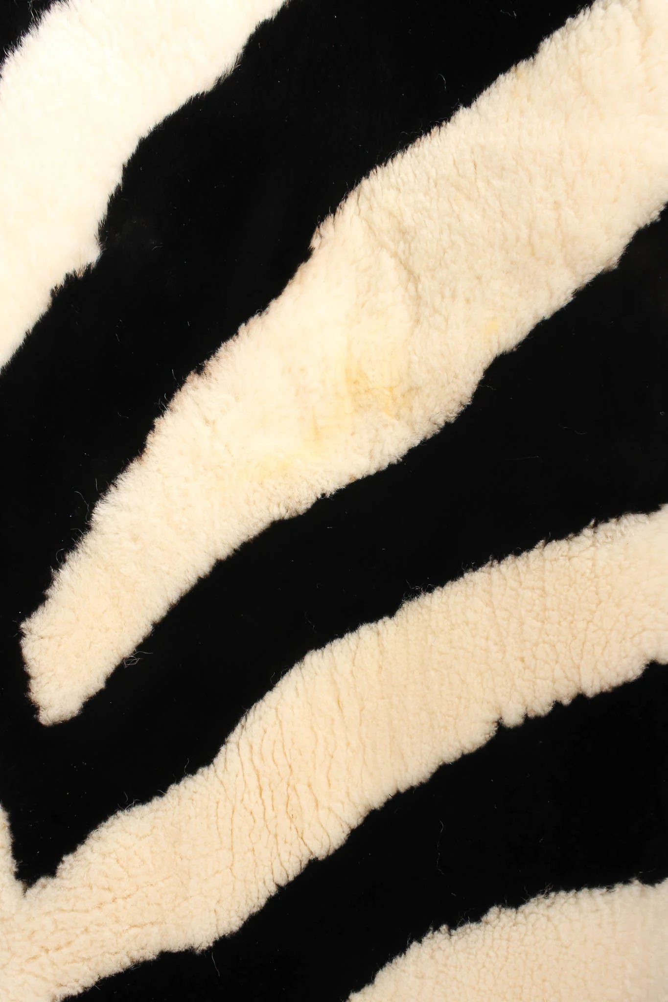 Zebra Stripe Fur Coat - Image 8