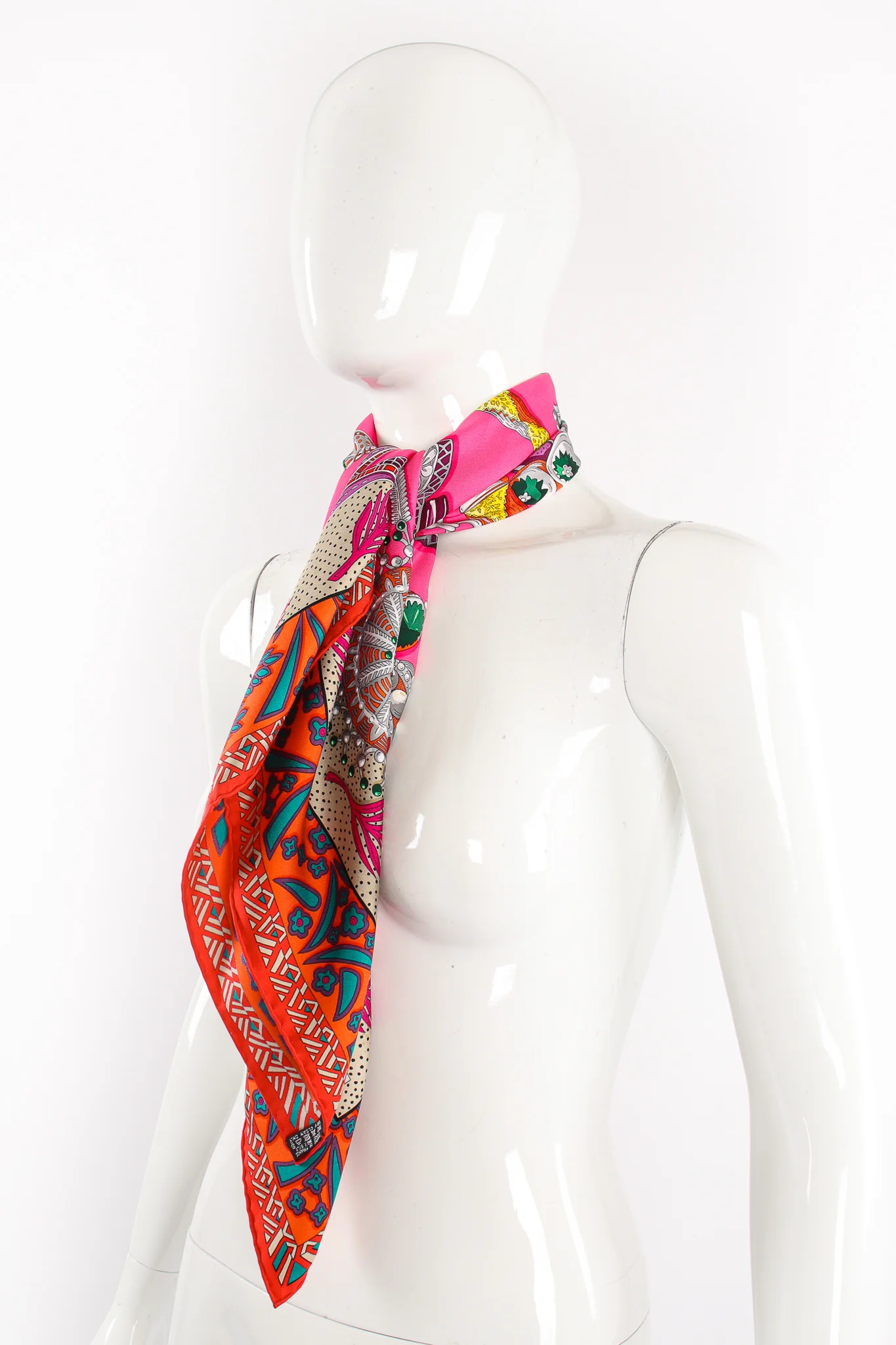 Zenobie Reine De Palmyre Silk Scarf - Image 5