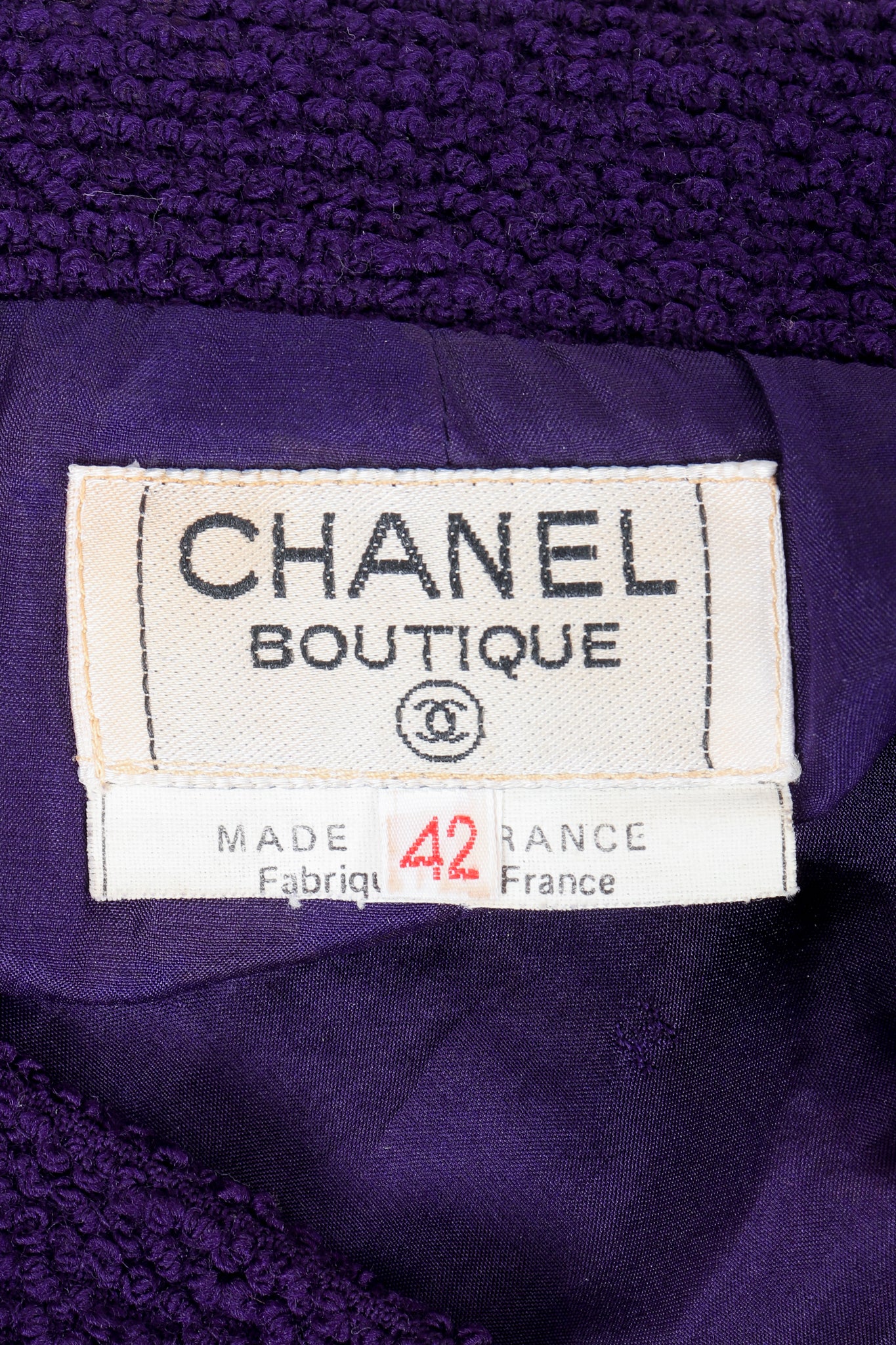 Zipper Bouclé Jacket & Skirt Set - Image 16