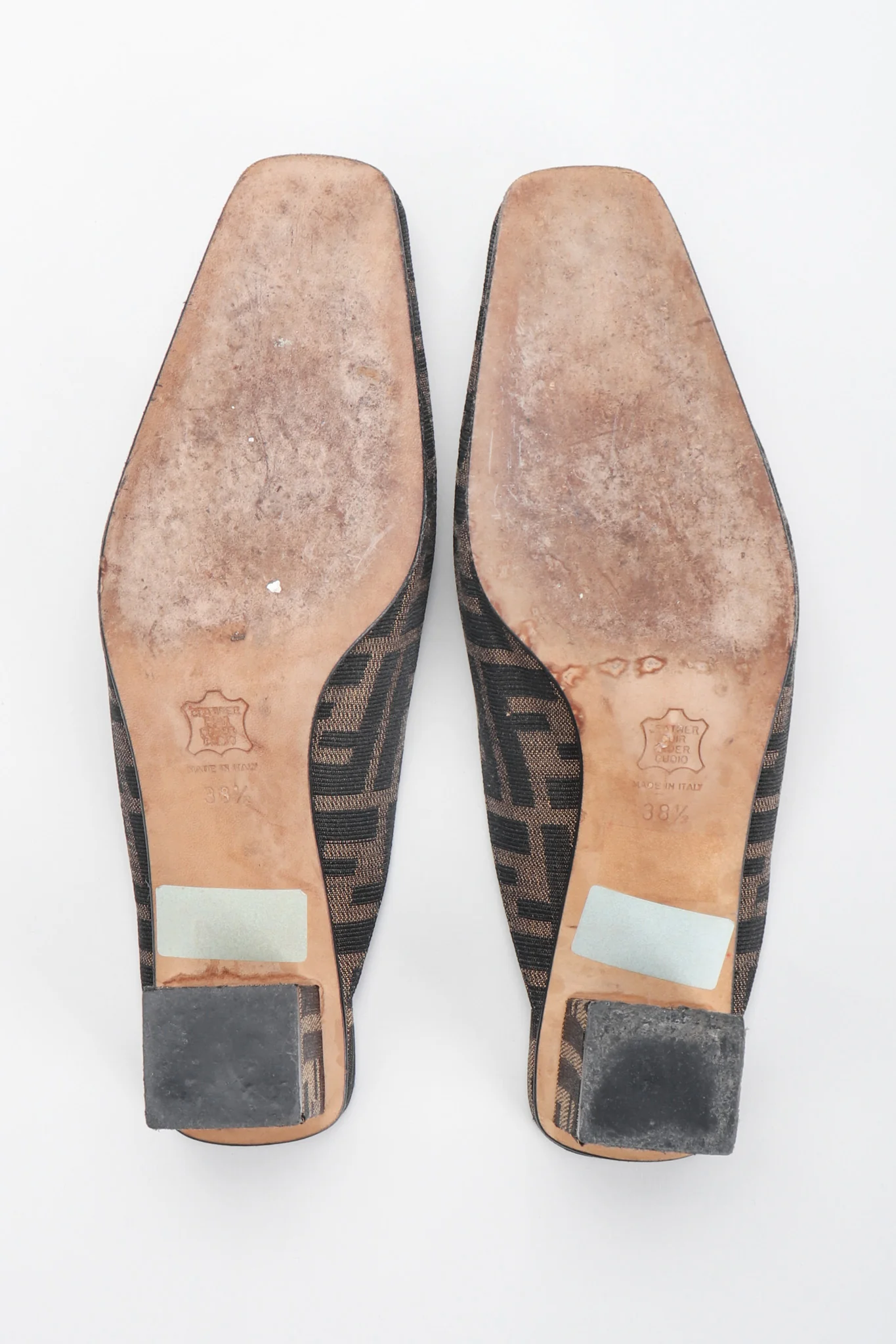 Zucca Block Heel Mules - Image 13