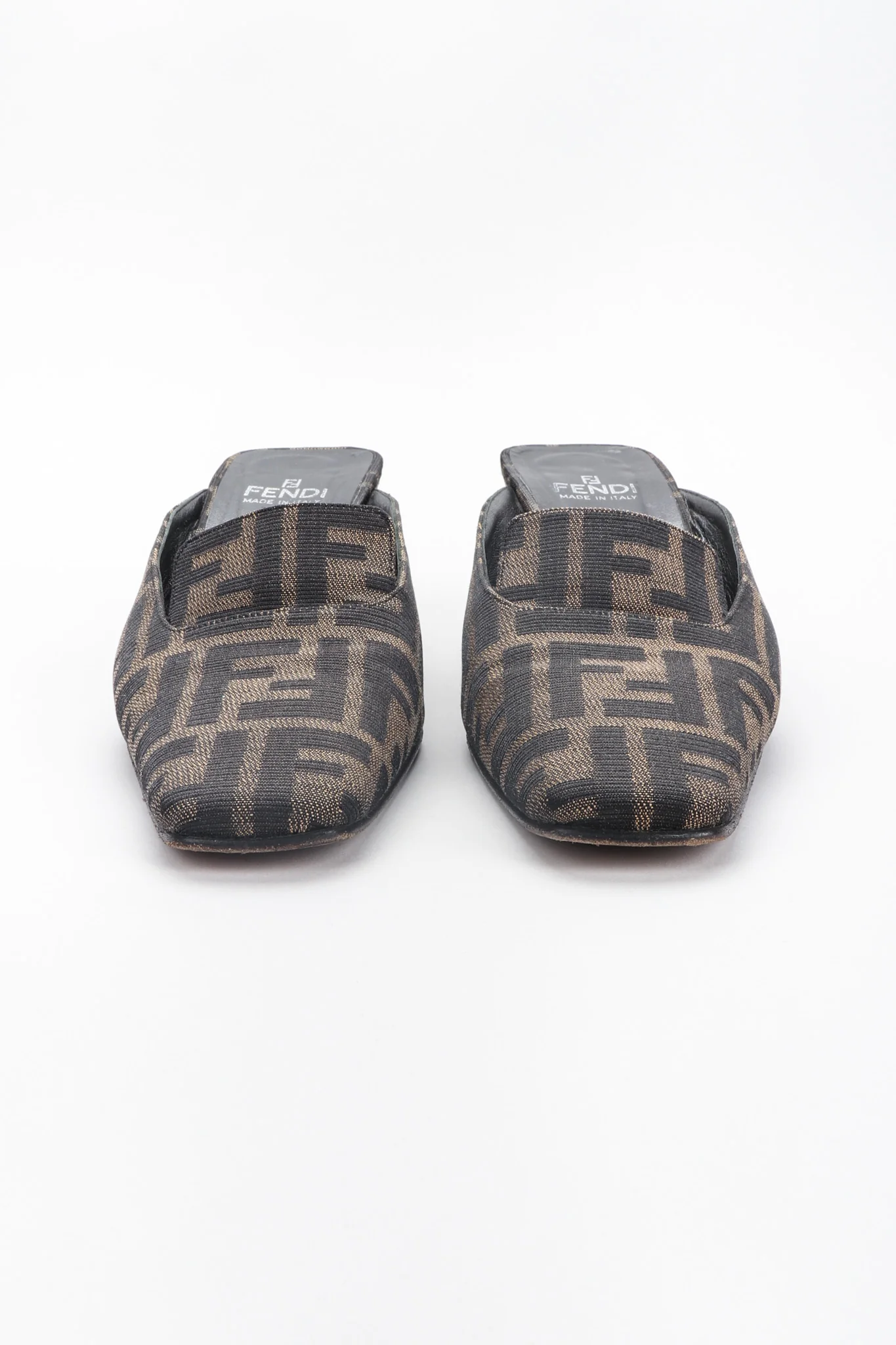 Zucca Block Heel Mules - Image 8