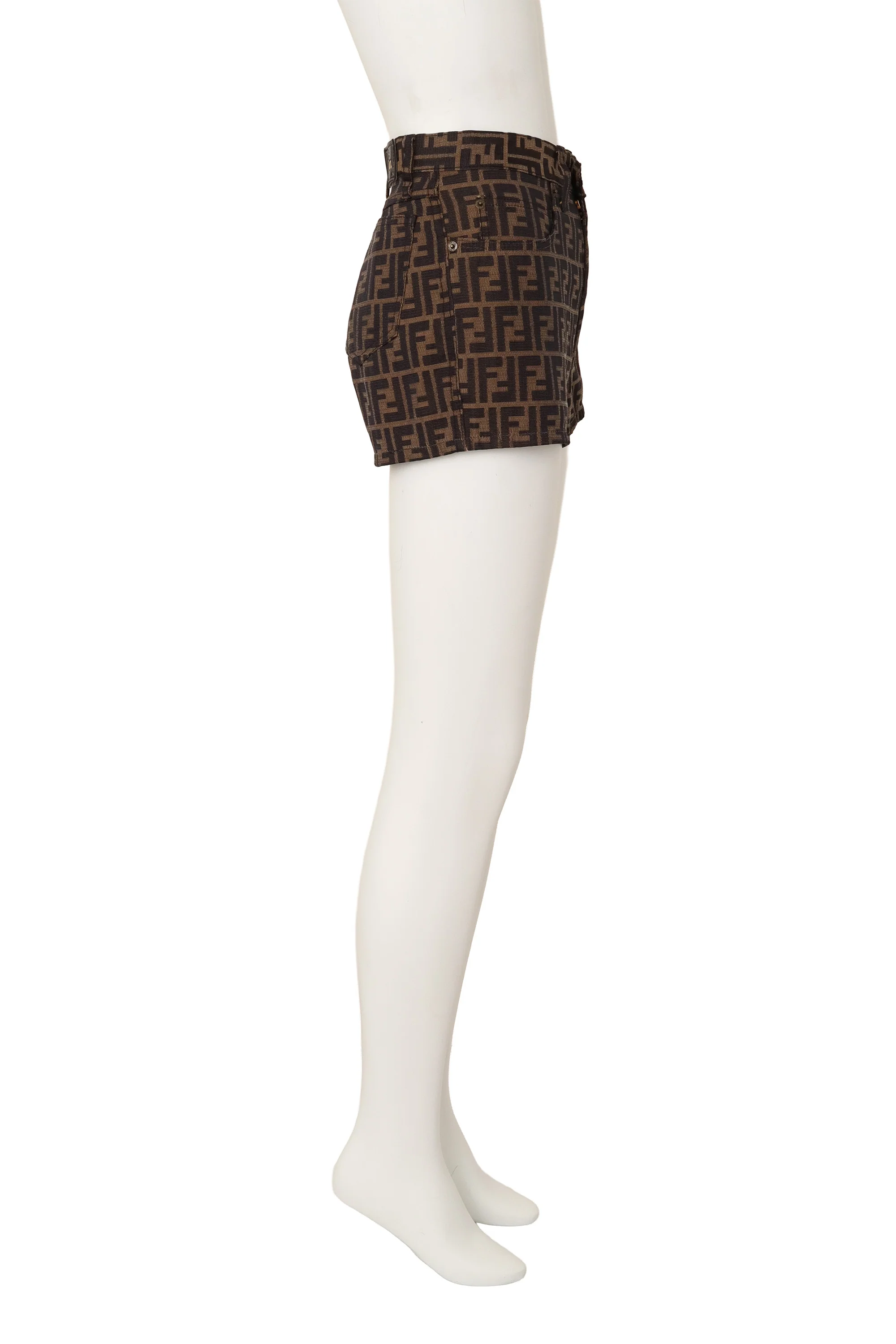 Zucca Canvas Monogram Shorts - Image 3