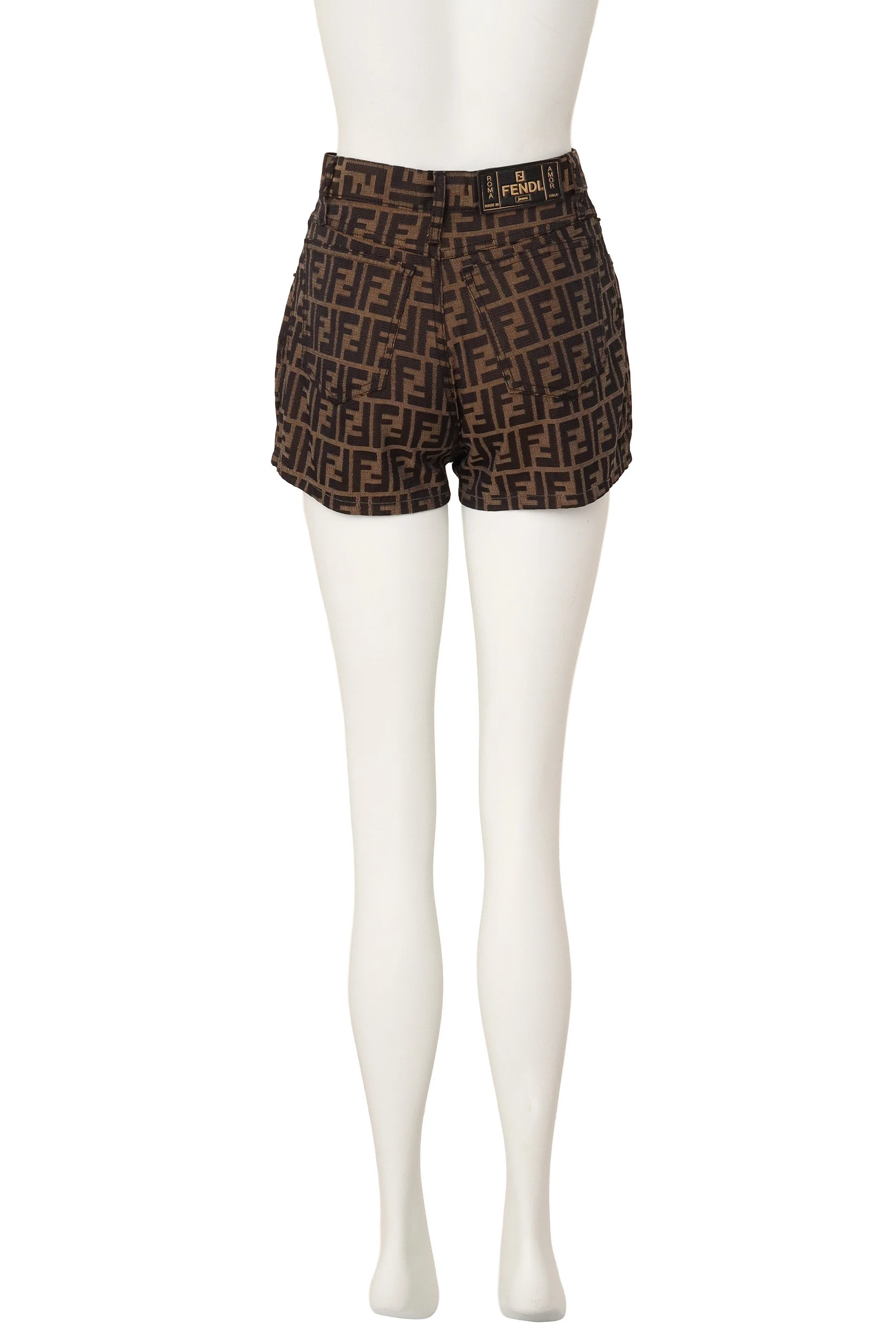 Zucca Canvas Monogram Shorts - Image 4