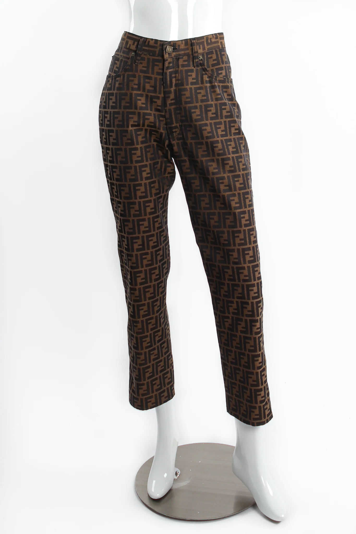Zucca Monogram Crop Jean W26 - Image 3