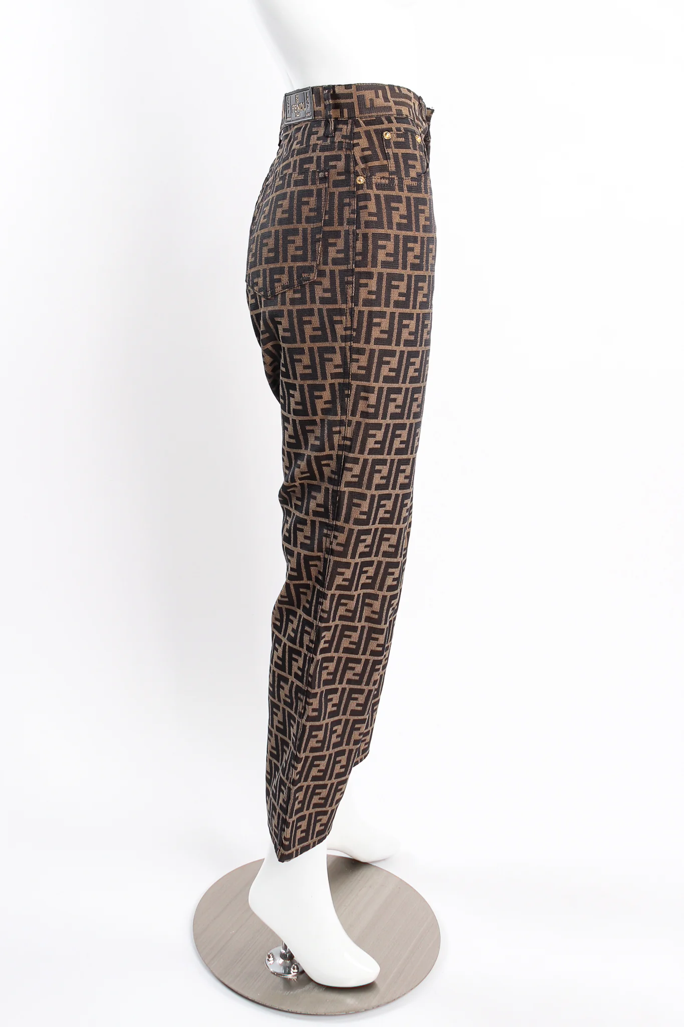 Zucca Monogram Crop Jean W28 - Image 6