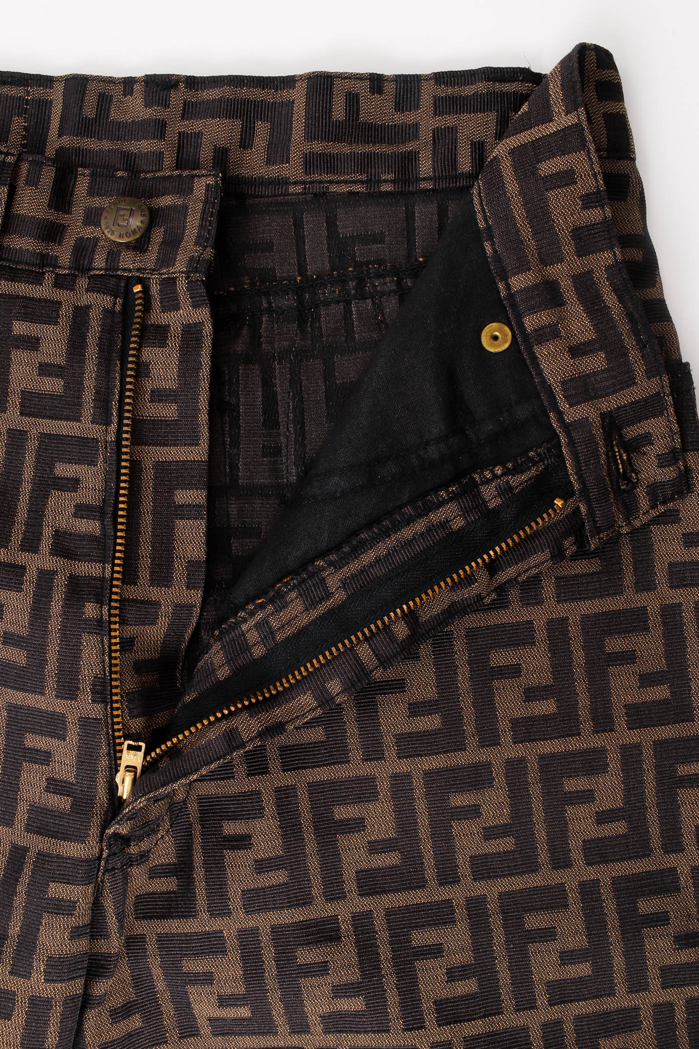 Zucca Monogram Crop Jean W27 - Image 6