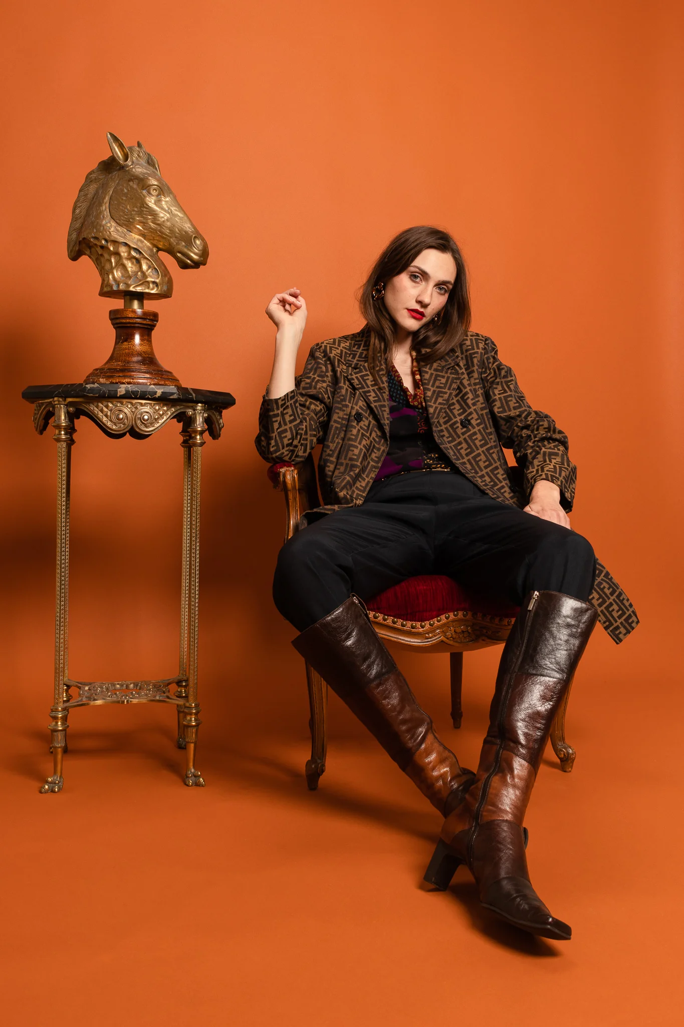 Zucca Monogram Logo Jacket - Image 4