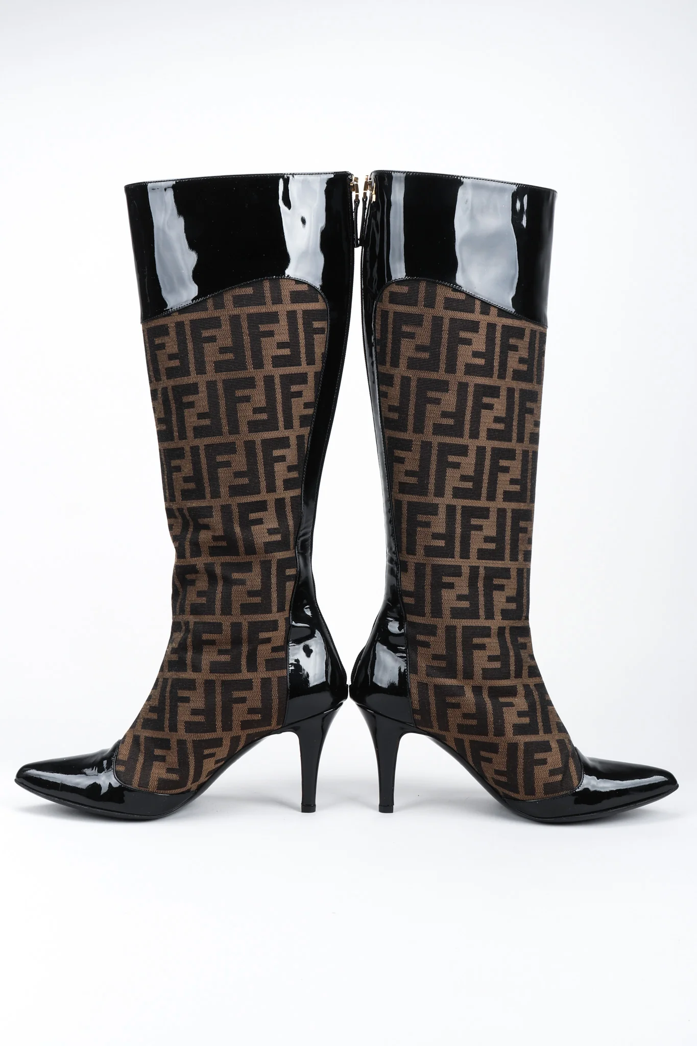 Zucca Patent Boots - Image 4