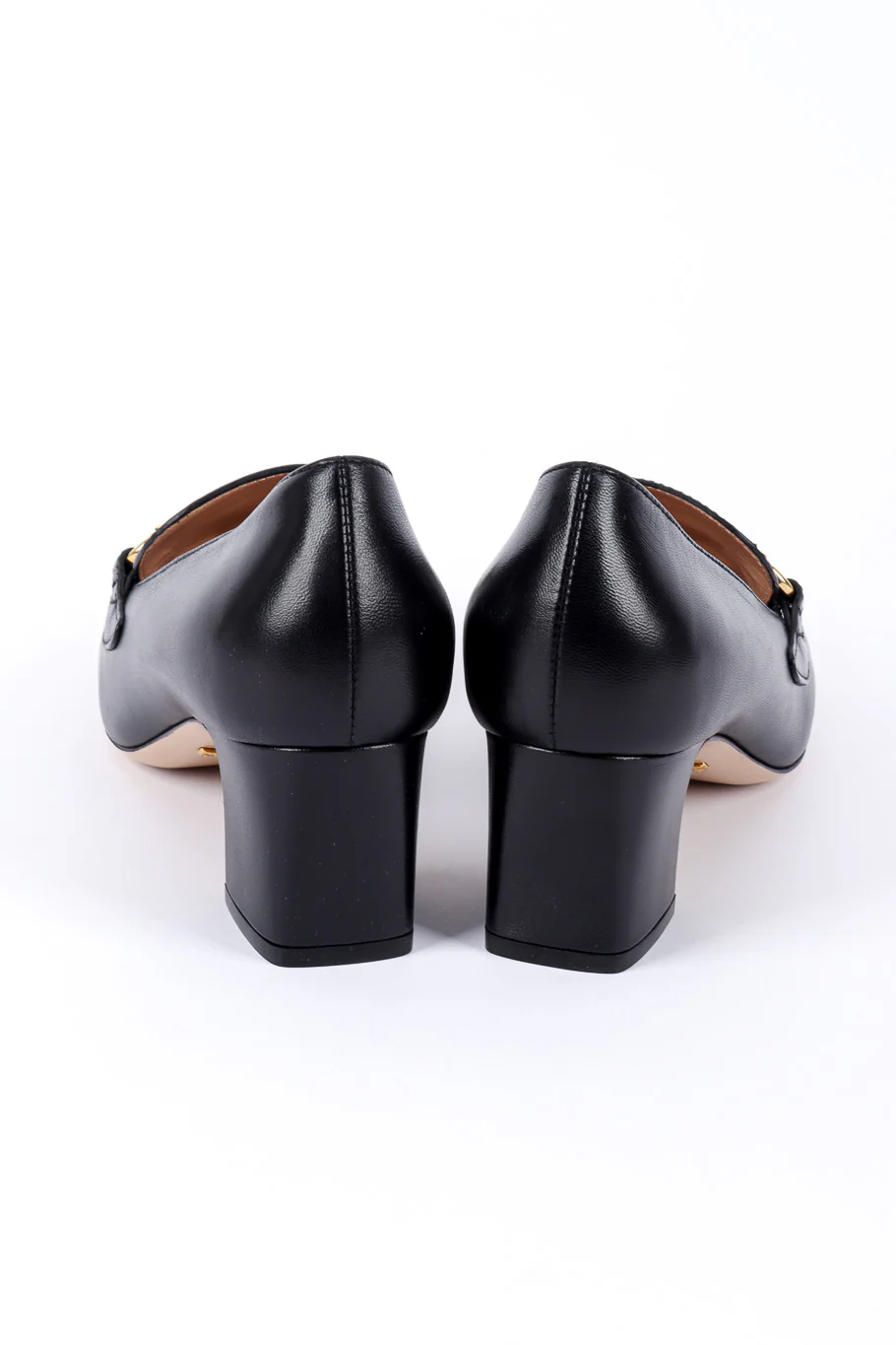 "Zumi" Horsebit Mid Heel Loafers - Image 6